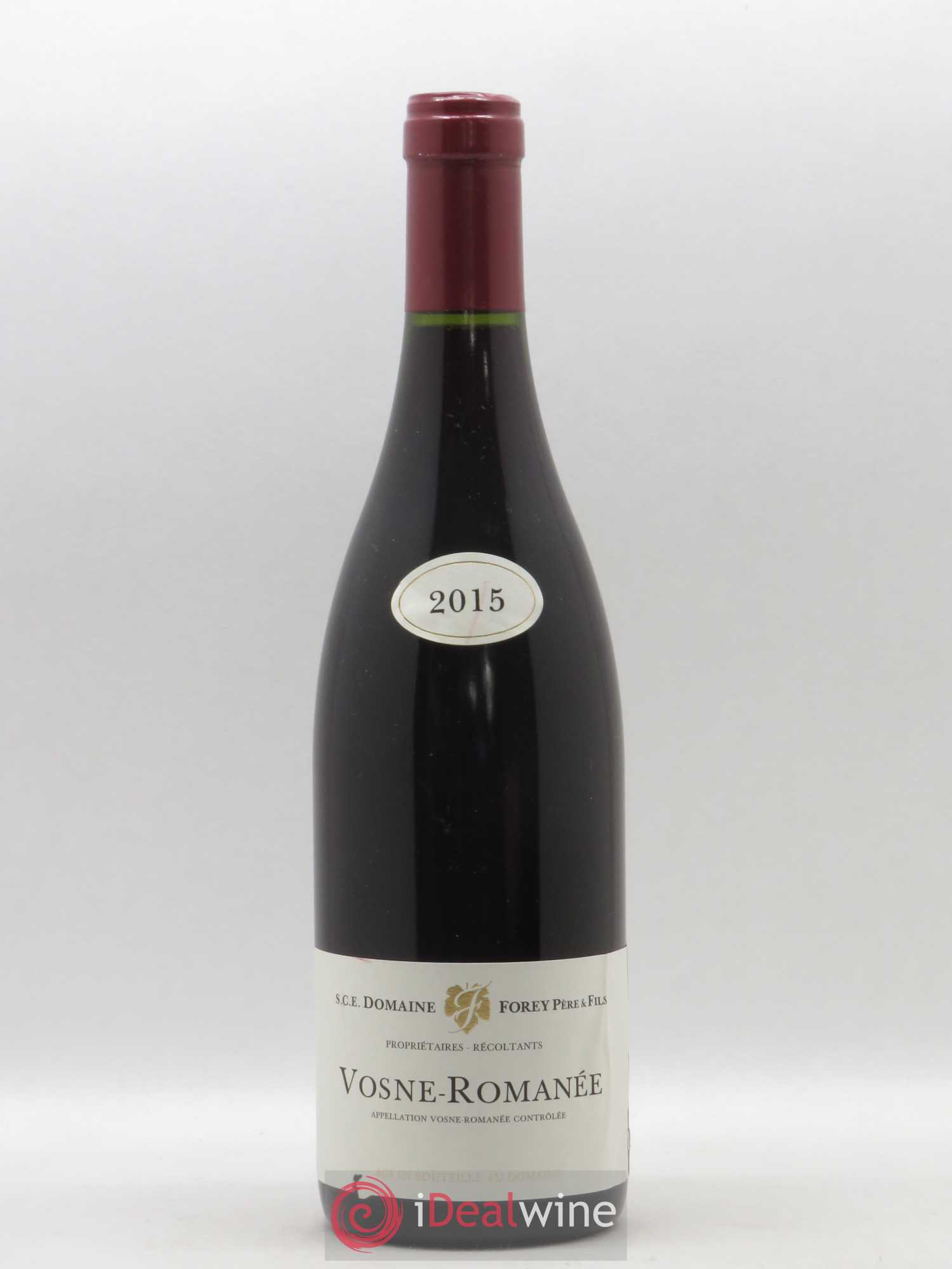 Vosne-Romanée Régis Forey 2015 - Lot de 1 bouteille - 0