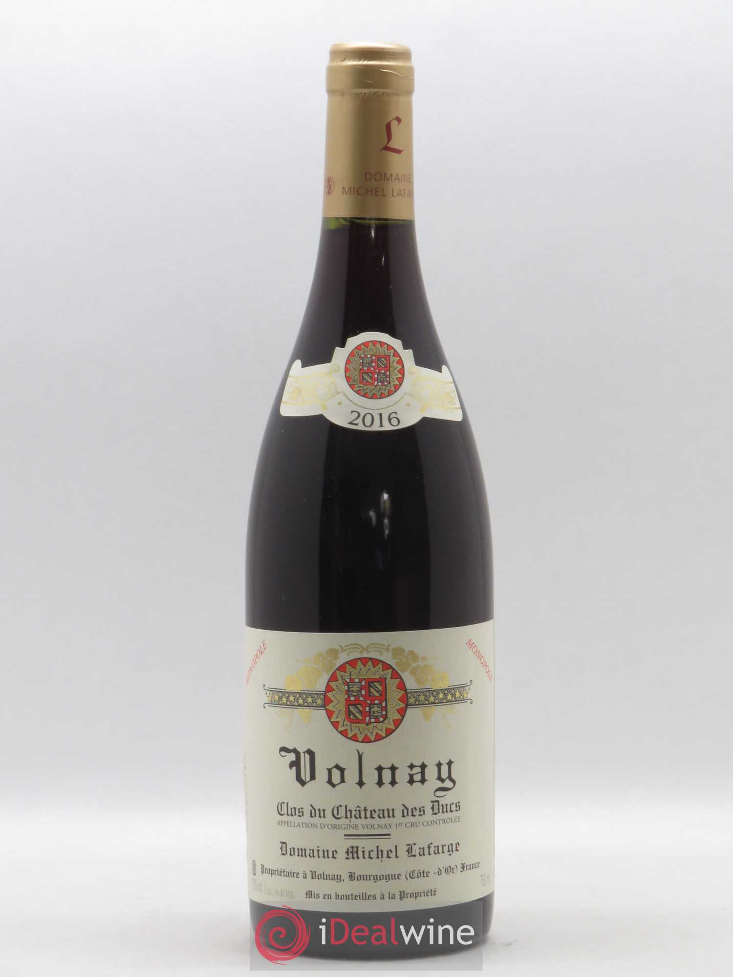 Volnay 1er Cru Clos du Château des Ducs Lafarge (Domaine) 2016 - Lot de 1 bouteille - 0