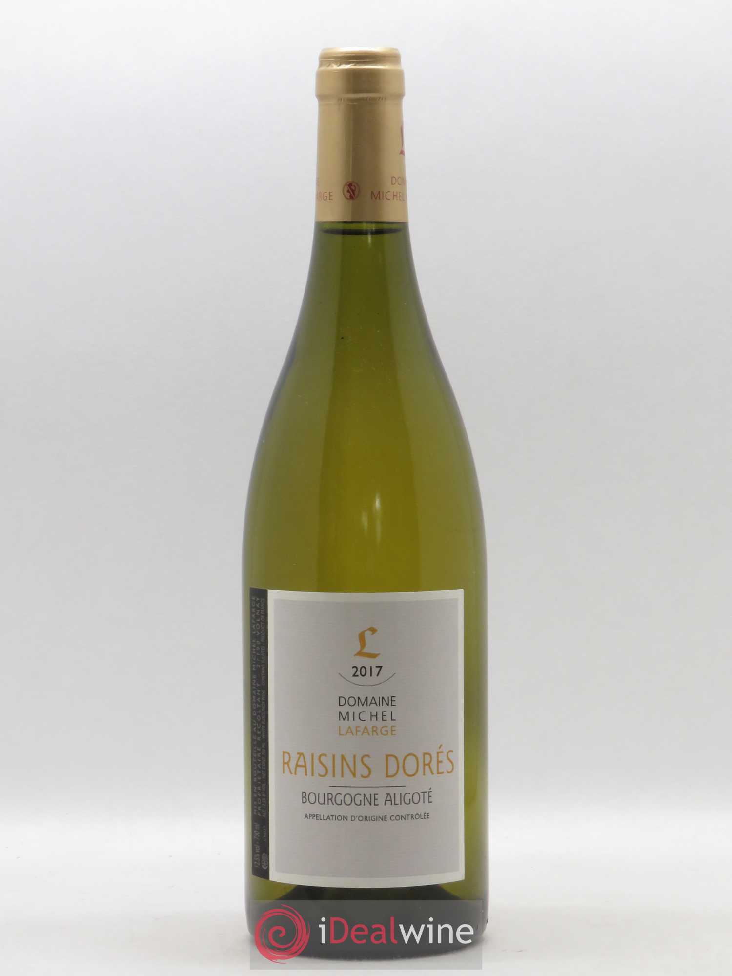 Bourgogne Aligoté Raisins Dorés Lafarge (Domaine) 2017 - Lot de 1 bouteille - 0