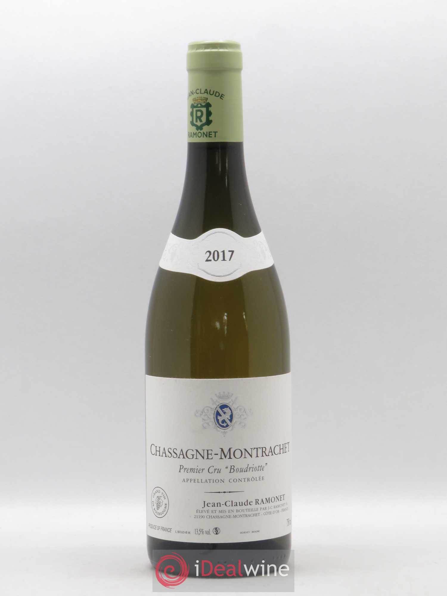 Chassagne-Montrachet 1er Cru Boudriotte Ramonet (Domaine) 2017 - Lot de 1 bouteille - 0