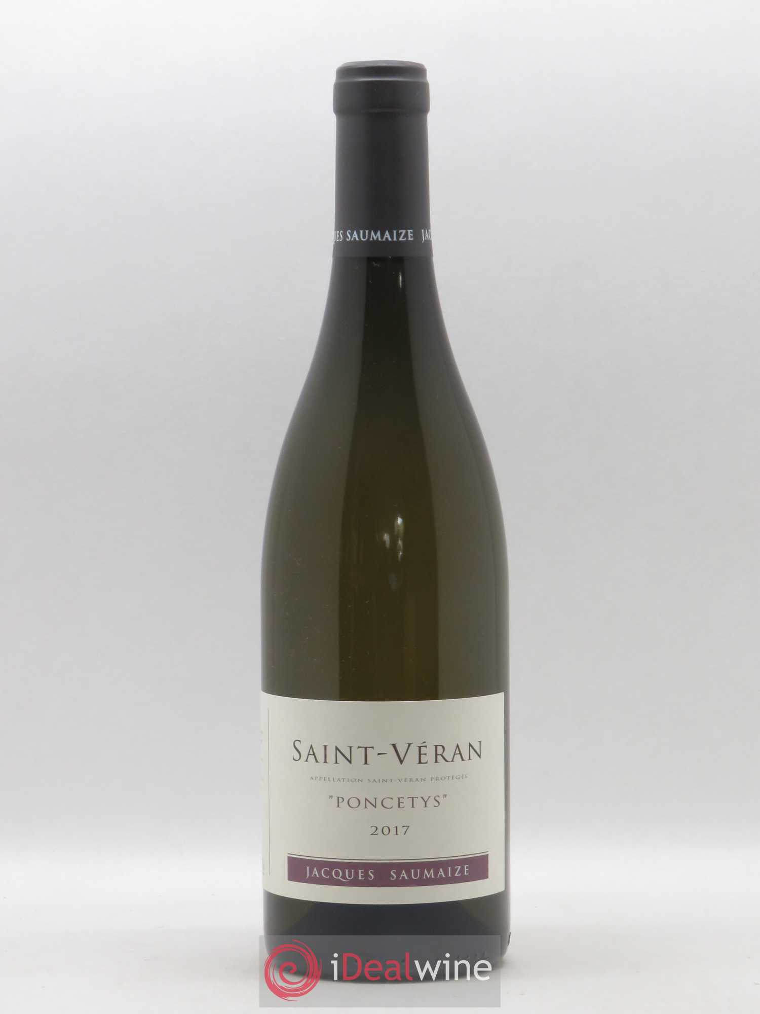 Saint-Véran Poncetys Jacques et Nathalie Saumaize (sans prix de réserve) 2017 - Lot de 1 bouteille - 0
