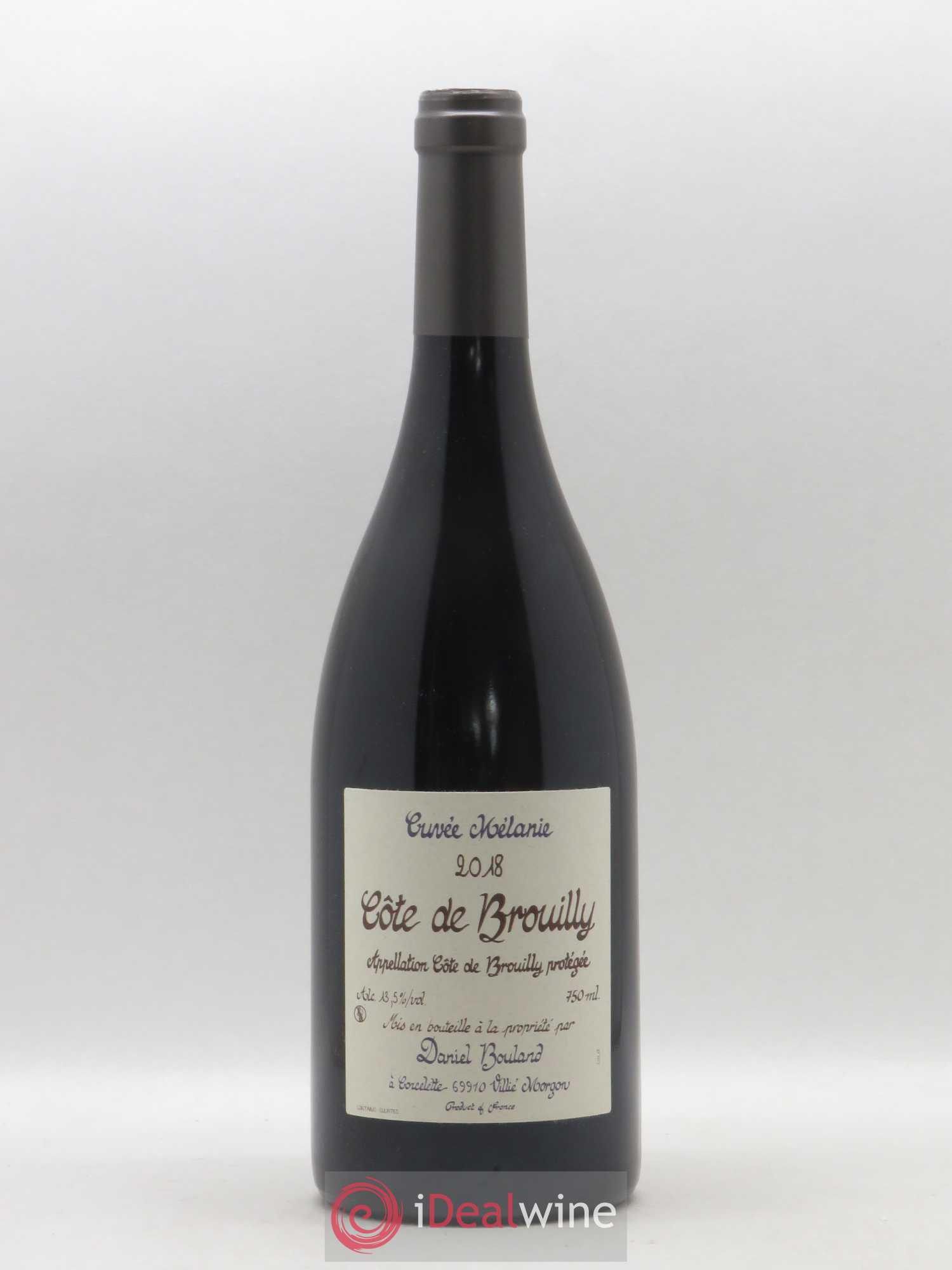 Côte de Brouilly Cuvée Mélanie Daniel Bouland (Domaine) (sans prix de réserve) 2018 - Lot de 1 bouteille - 0
