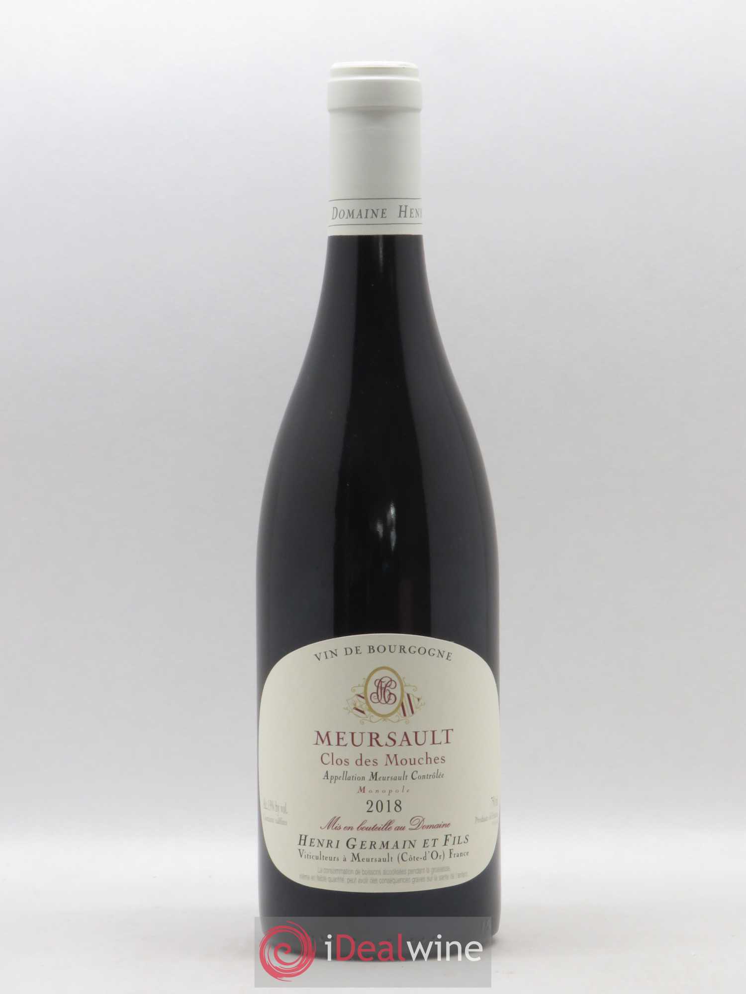 Meursault Clos des Mouches Henri Germain 2018 - Lot de 1 bouteille - 0