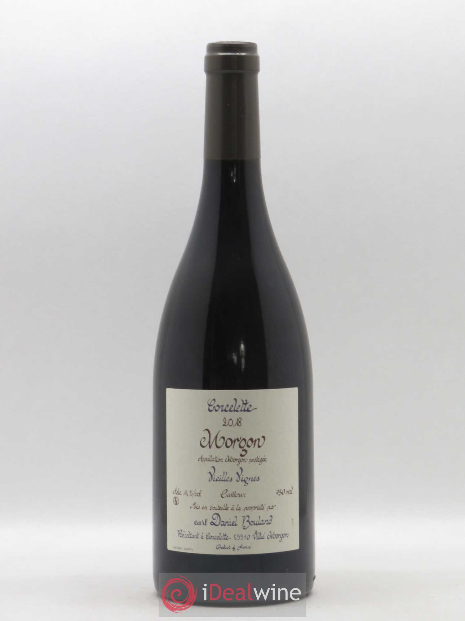 Morgon Corcelette Vieilles Vignes Cailloux Daniel Bouland (Domaine) (sans prix de réserve) 2018 - Lot de 1 bouteille - 0