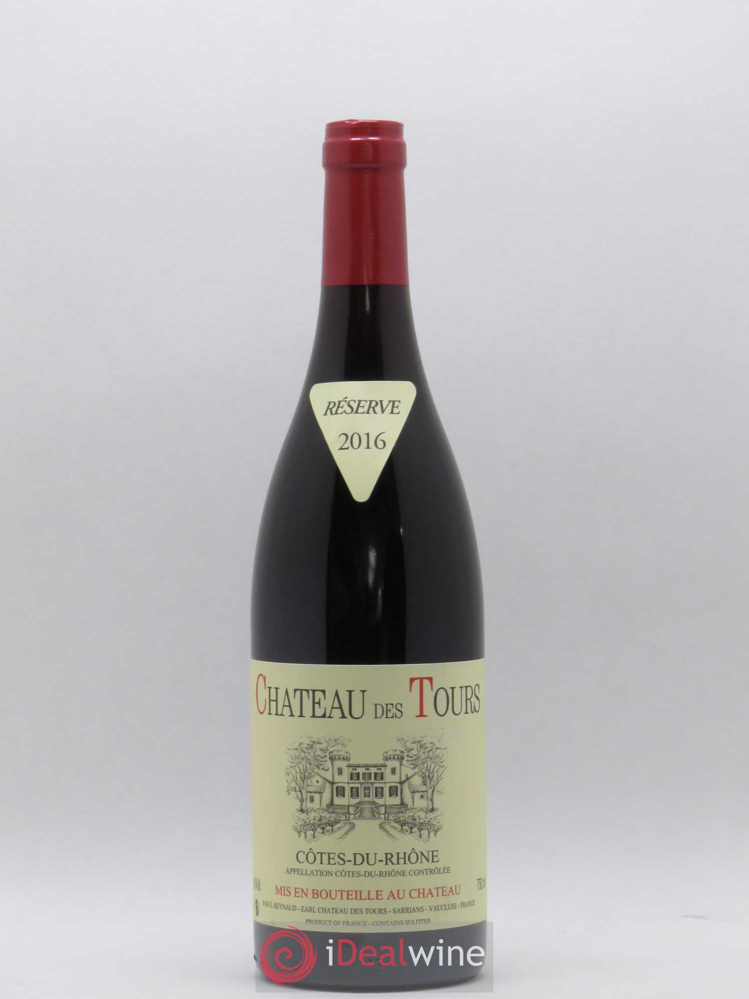 Côtes-du-Rhône Château des Tours Emmanuel Reynaud 2016 - Lot de 1 bouteille - 0