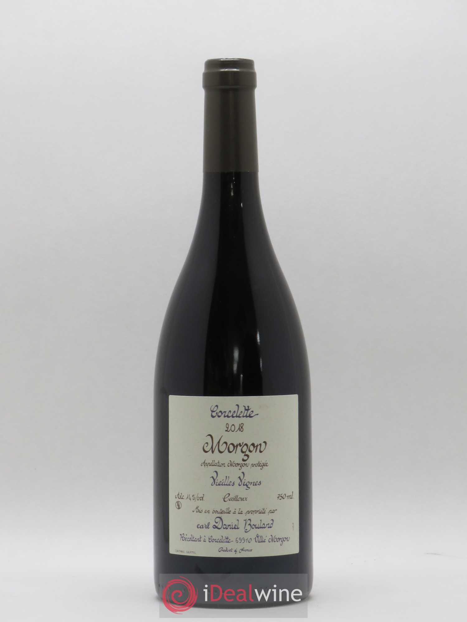 Morgon Corcelette Vieilles Vignes Cailloux Daniel Bouland (Domaine) 2018 - Lot de 1 bouteille - 0