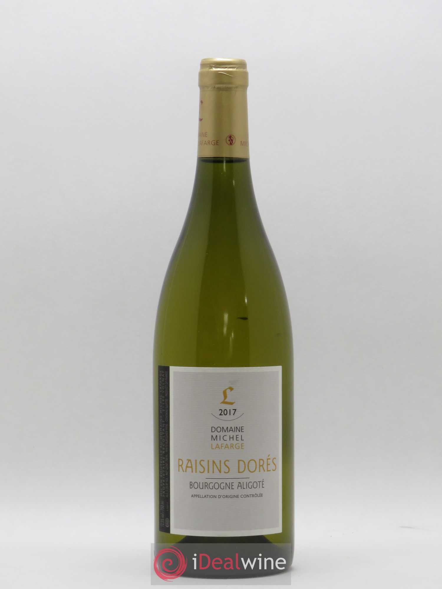 Bourgogne Aligoté Raisins Dorés Lafarge (Domaine) 2017 - Lot de 1 bouteille - 0