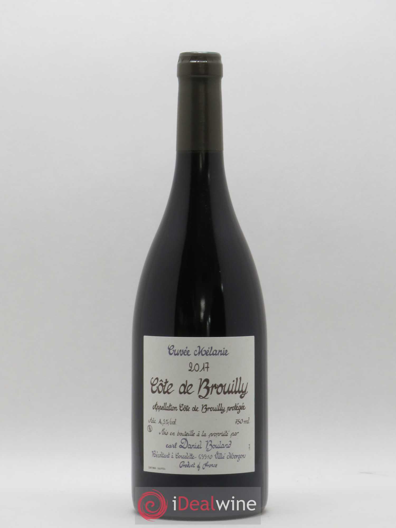 Côte de Brouilly Cuvée Mélanie Daniel Bouland (Domaine) 2017 - Lot de 1 bouteille - 0