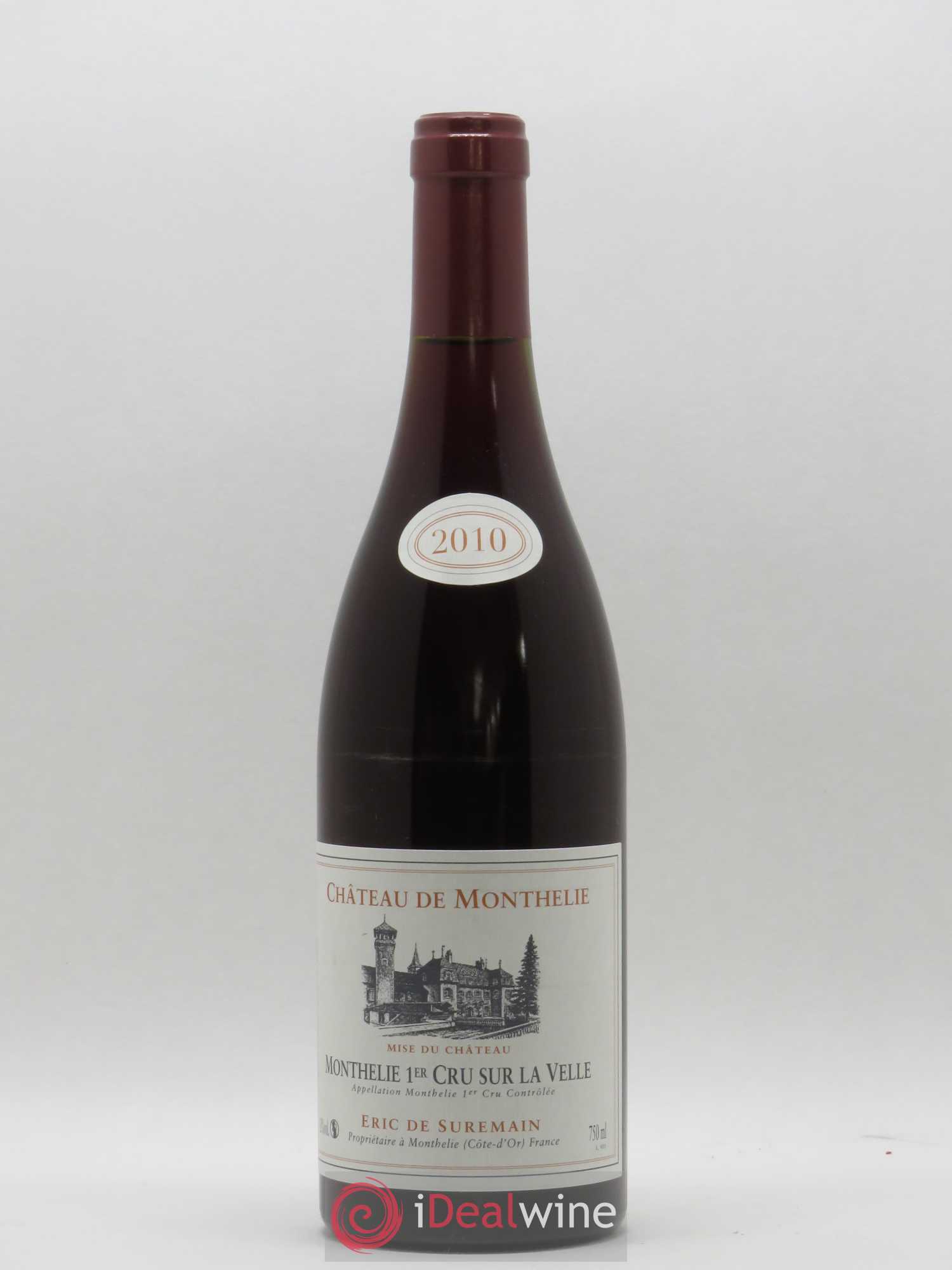 Monthélie 1er Cru Sur La Velle Château de Monthelie Eric de Suremain 2010 - Posten von 1 Flasche - 0