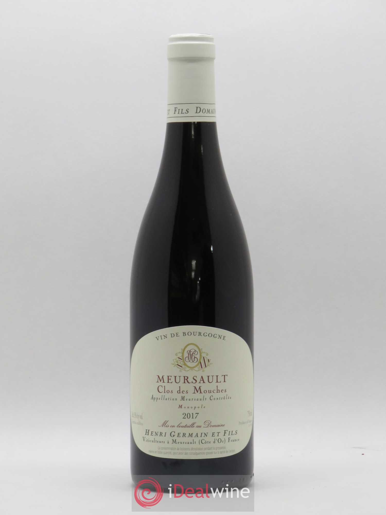 Meursault Clos des Mouches Henri Germain 2017 - Lot de 1 bouteille - 0