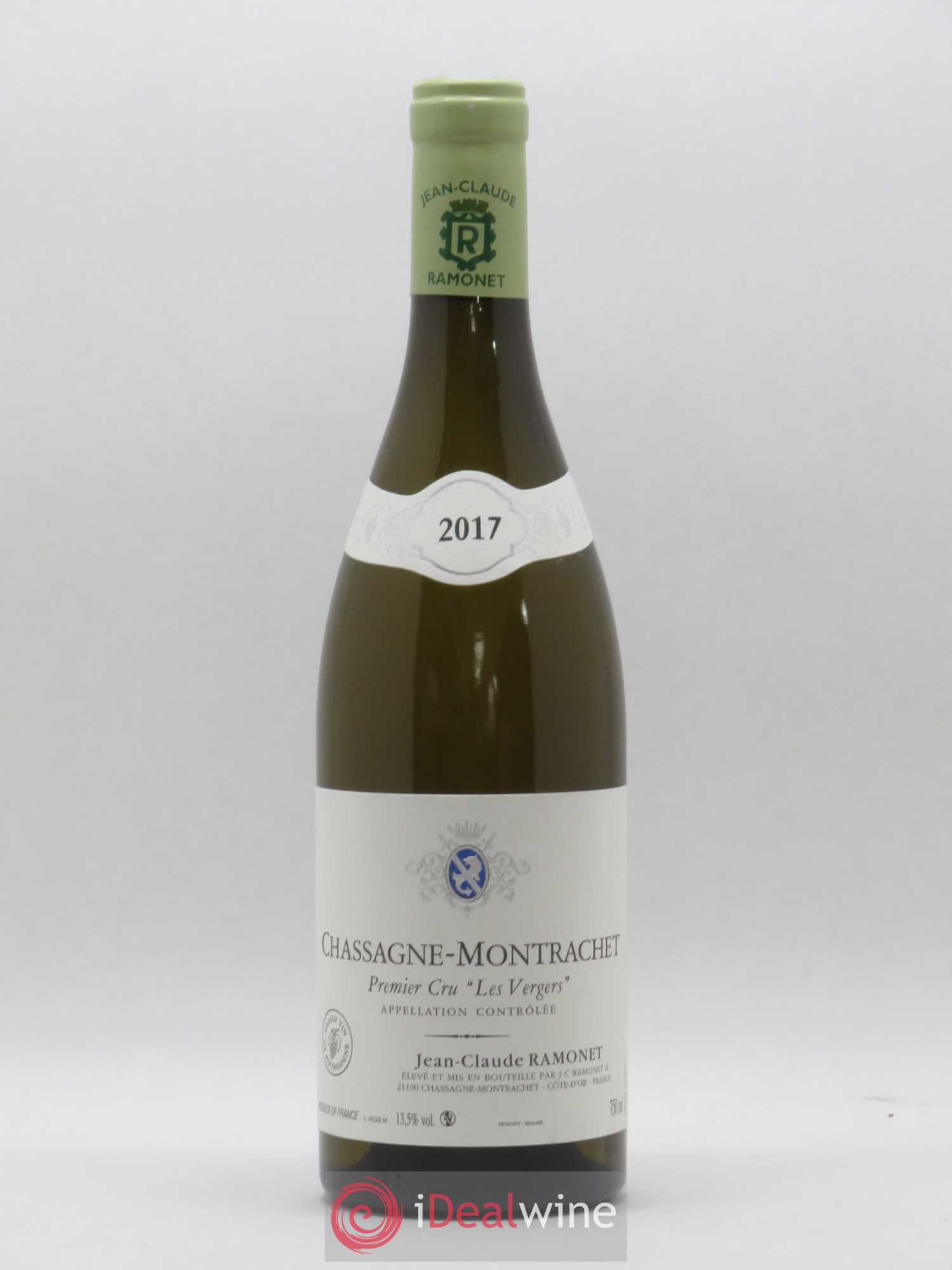 Chassagne-Montrachet 1er Cru Les Vergers Ramonet (Domaine) 2017 - Lot de 1 bouteille - 0