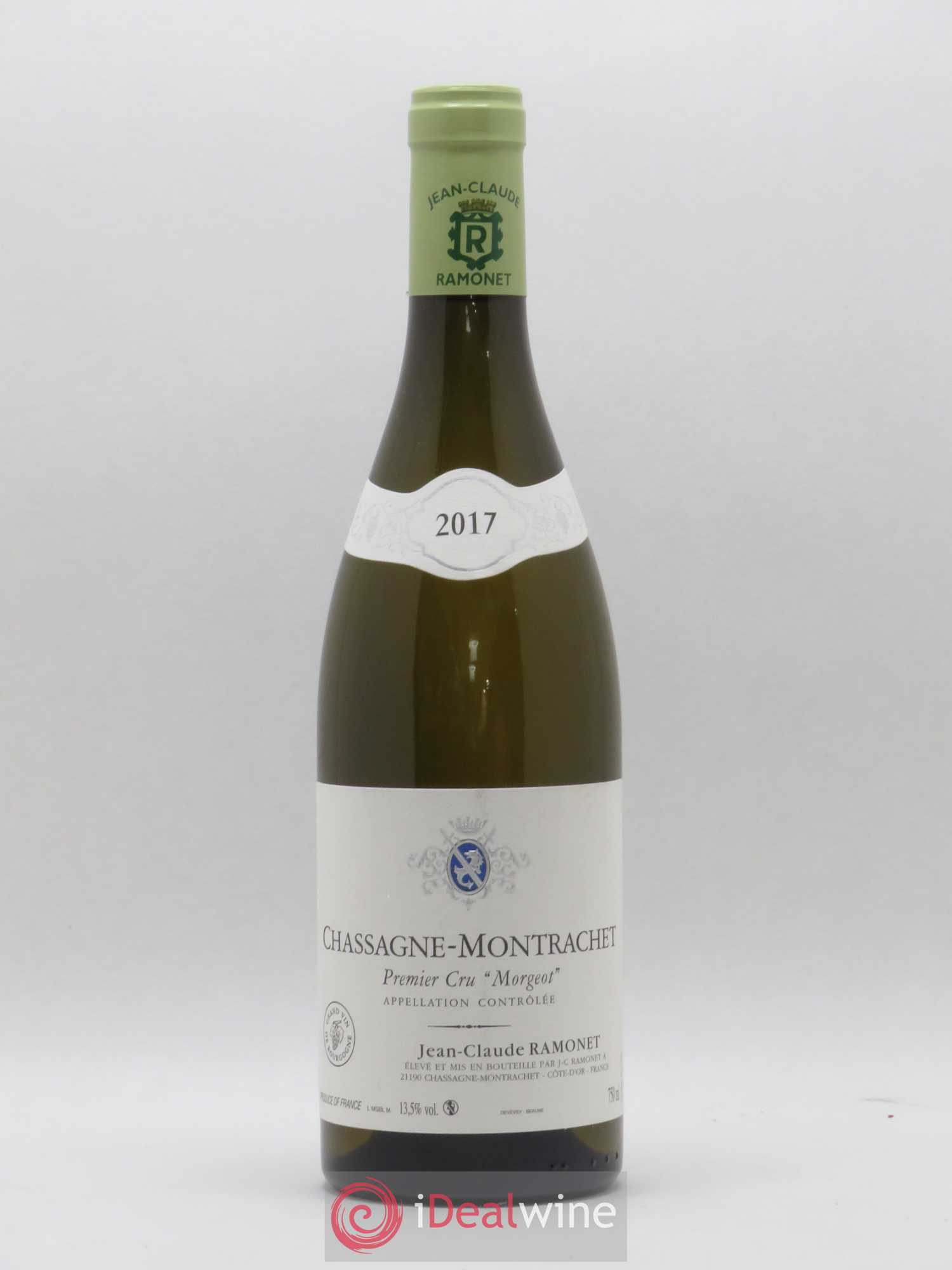 Chassagne-Montrachet 1er Cru Morgeot Ramonet (Domaine) 2017 - Lot de 1 bouteille - 0