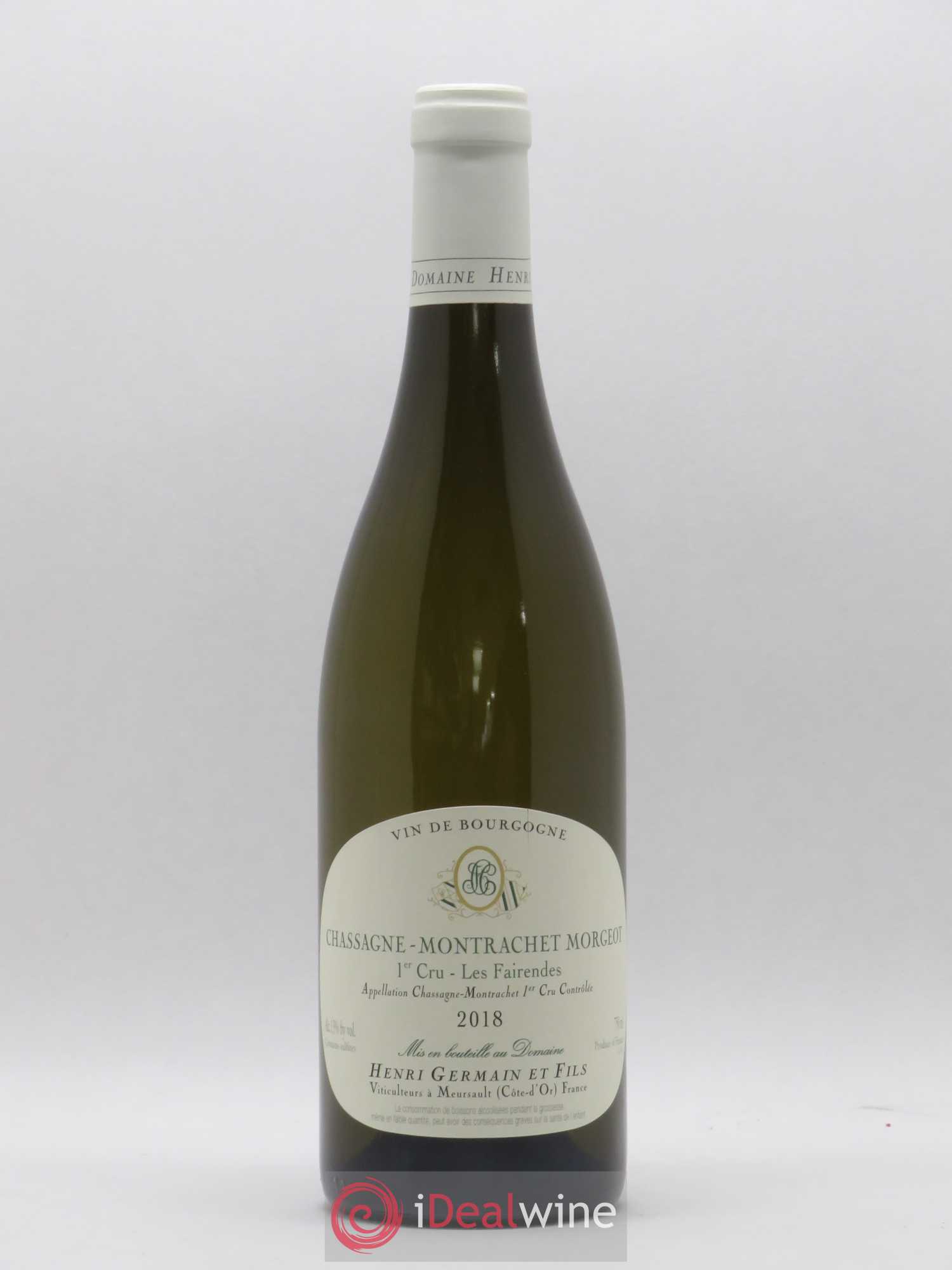 Chassagne-Montrachet 1er Cru Morgeot Henri Germain Les Fairendes 2018 - Posten von 1 Flasche - 0