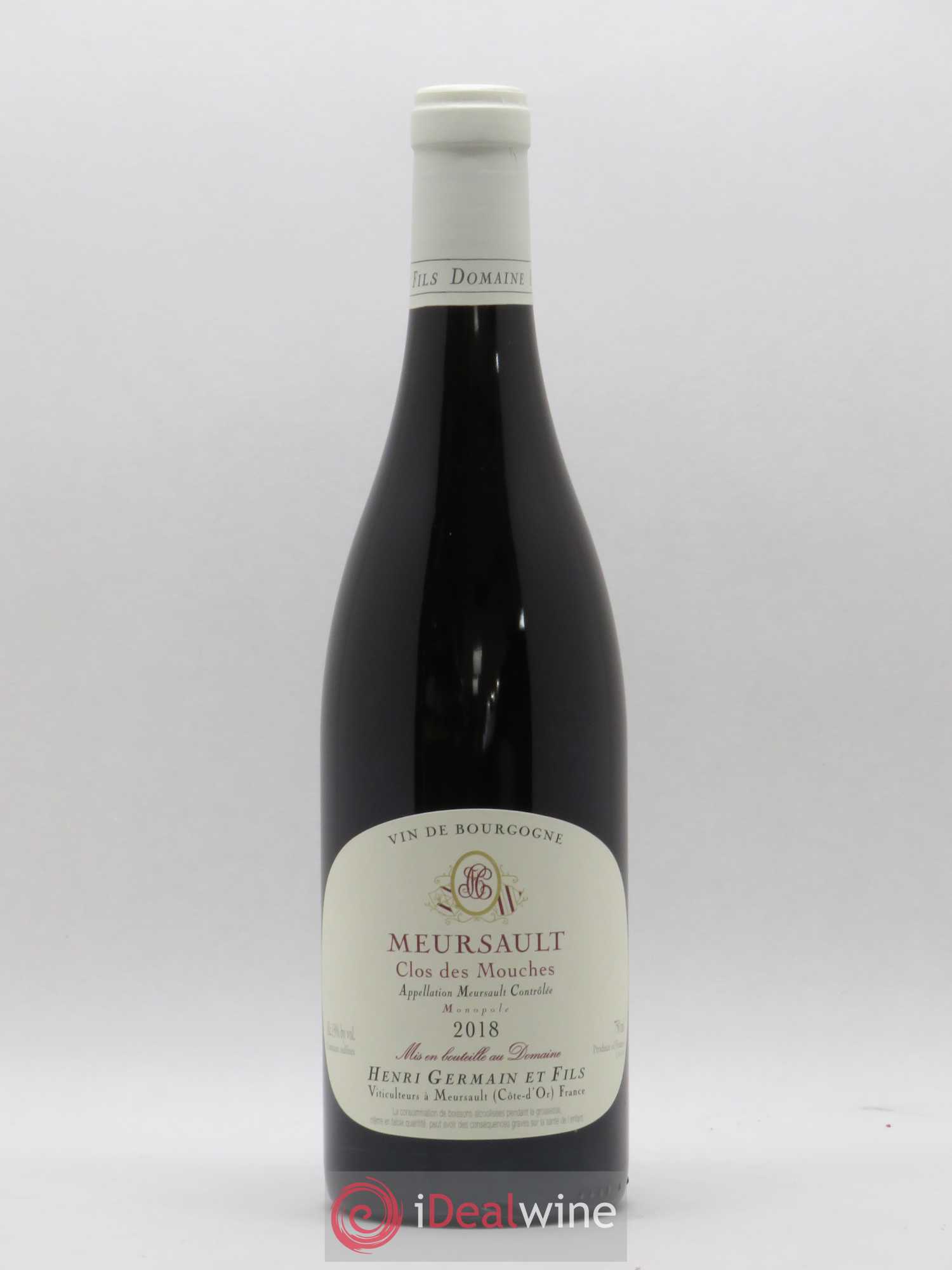 Meursault Clos des Mouches Henri Germain 2018 - Lot de 1 bouteille - 0