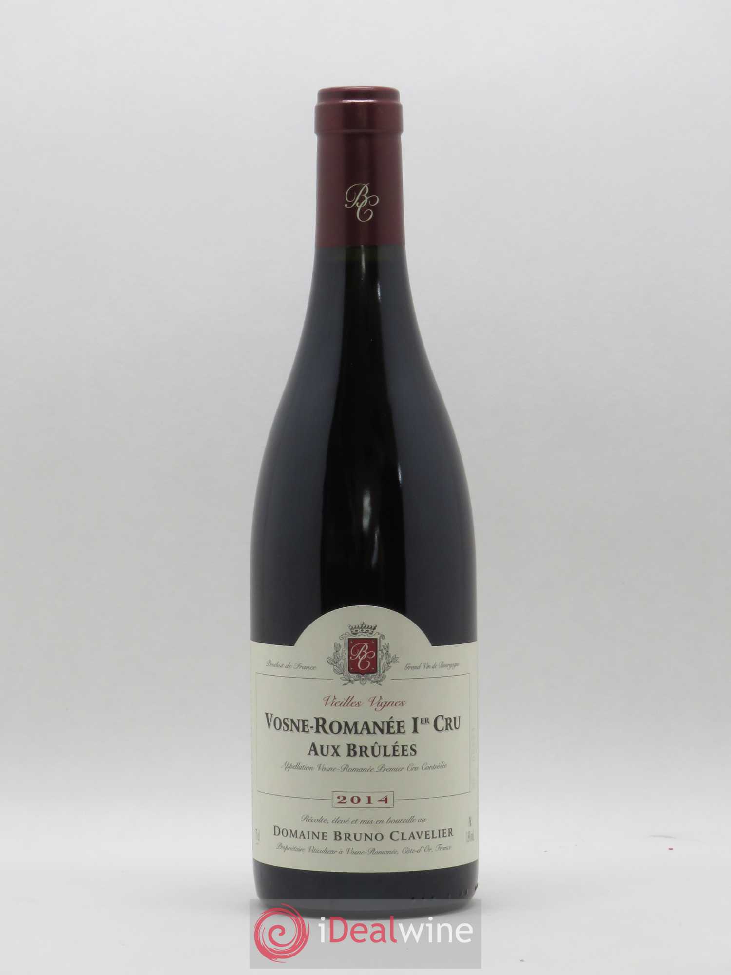 Vosne-Romanée 1er Cru Aux Brulées Vieilles Vignes Bruno Clavelier 2014 - Lot de 1 bouteille - 0