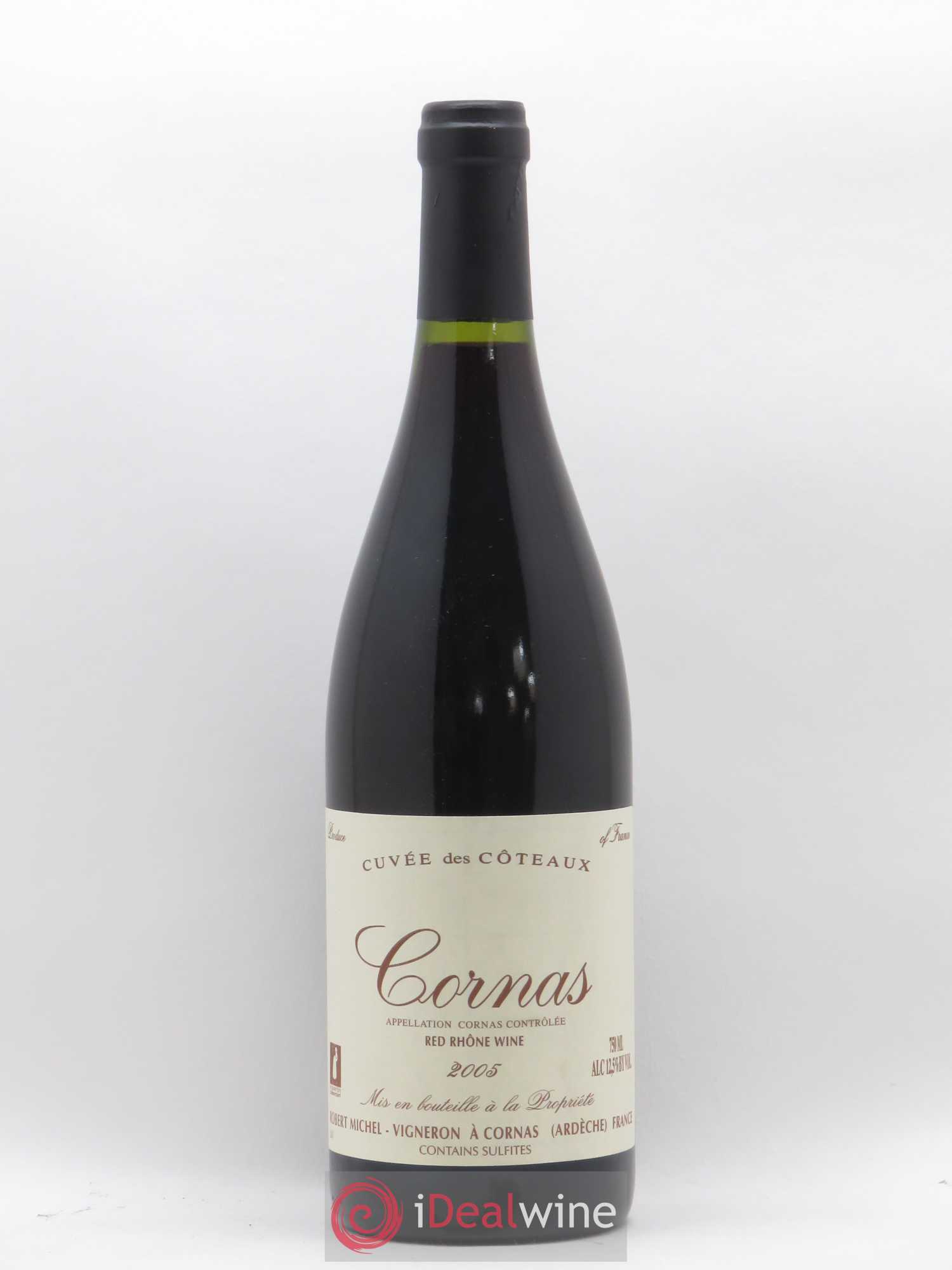 Cornas Cuvée Des Coteaux Domaine Robert Michel 2005 - Posten von 1 Flasche - 0