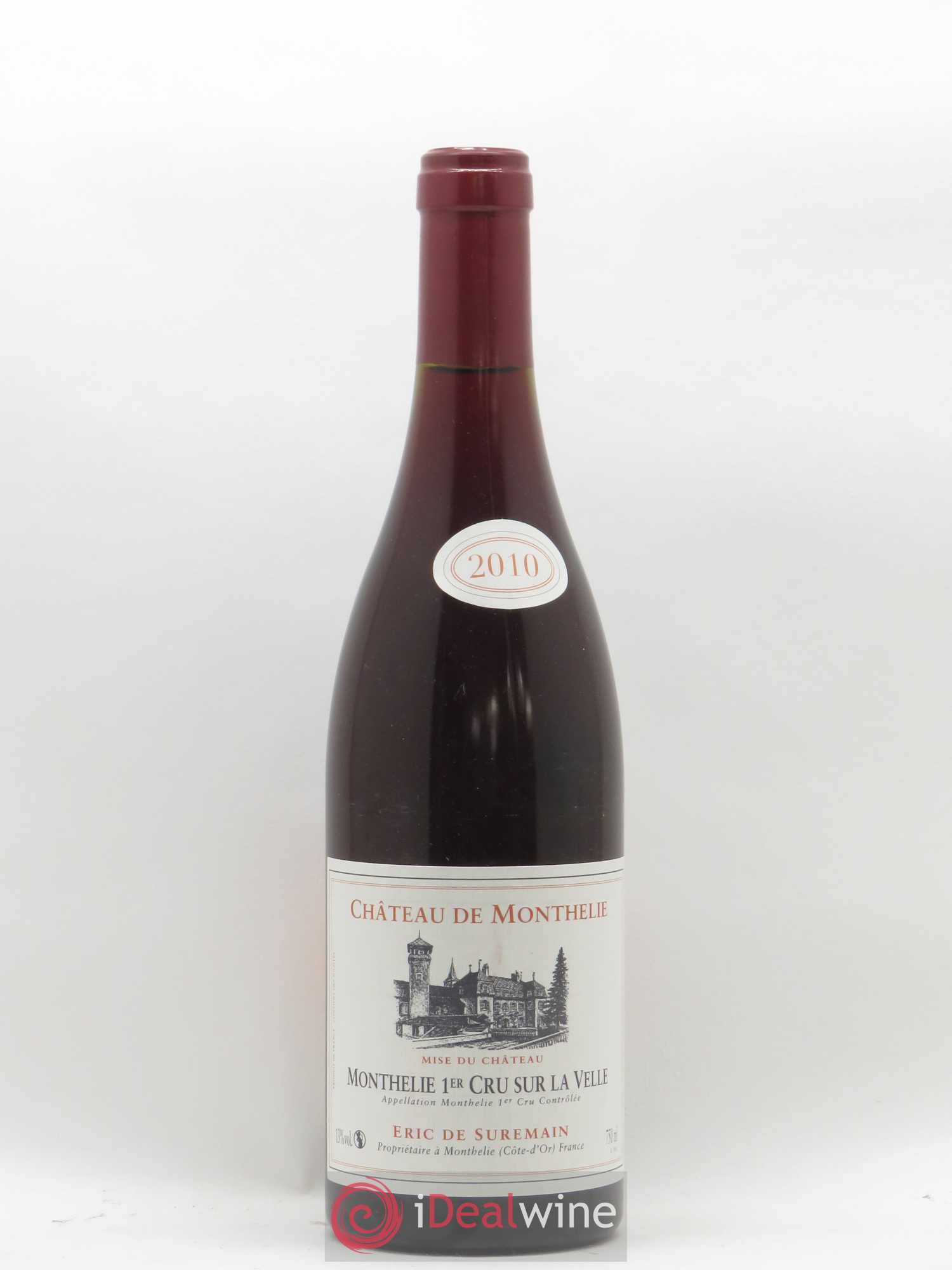 Monthélie 1er Cru Sur la Velle Château De Monthelie Eric De Suremain 2010 - Posten von 1 Flasche - 0