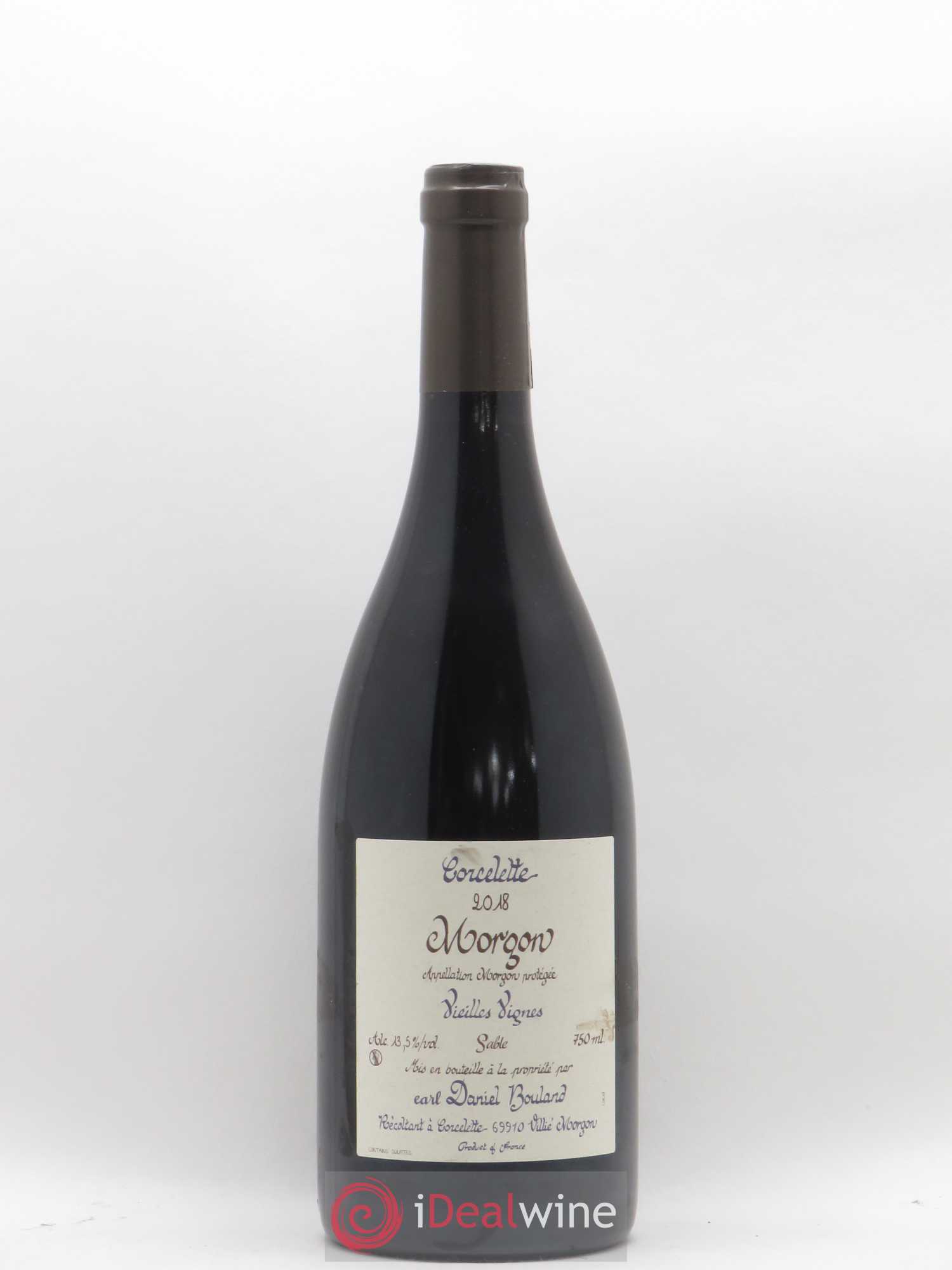 Morgon Corcelette Vieilles Vignes Sables Daniel Bouland (Domaine) 2018 - Lot de 1 bouteille - 0