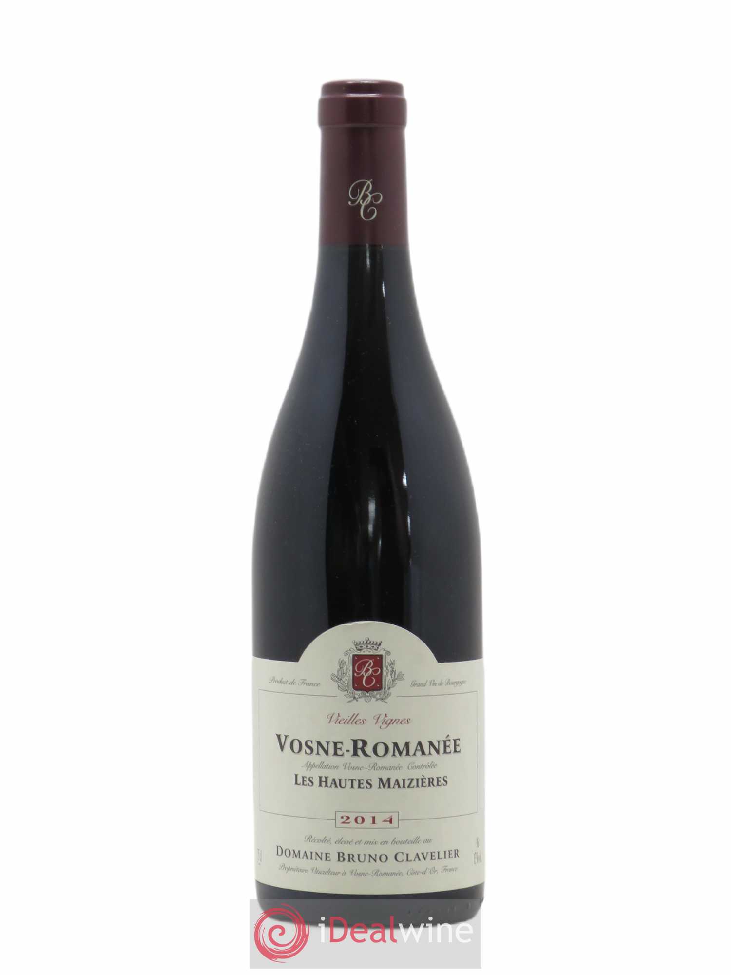 Vosne-Romanée Vieilles Vignes Les Hautes Maizières Bruno Clavelier 2014 - Lot de 1 bouteille - 0