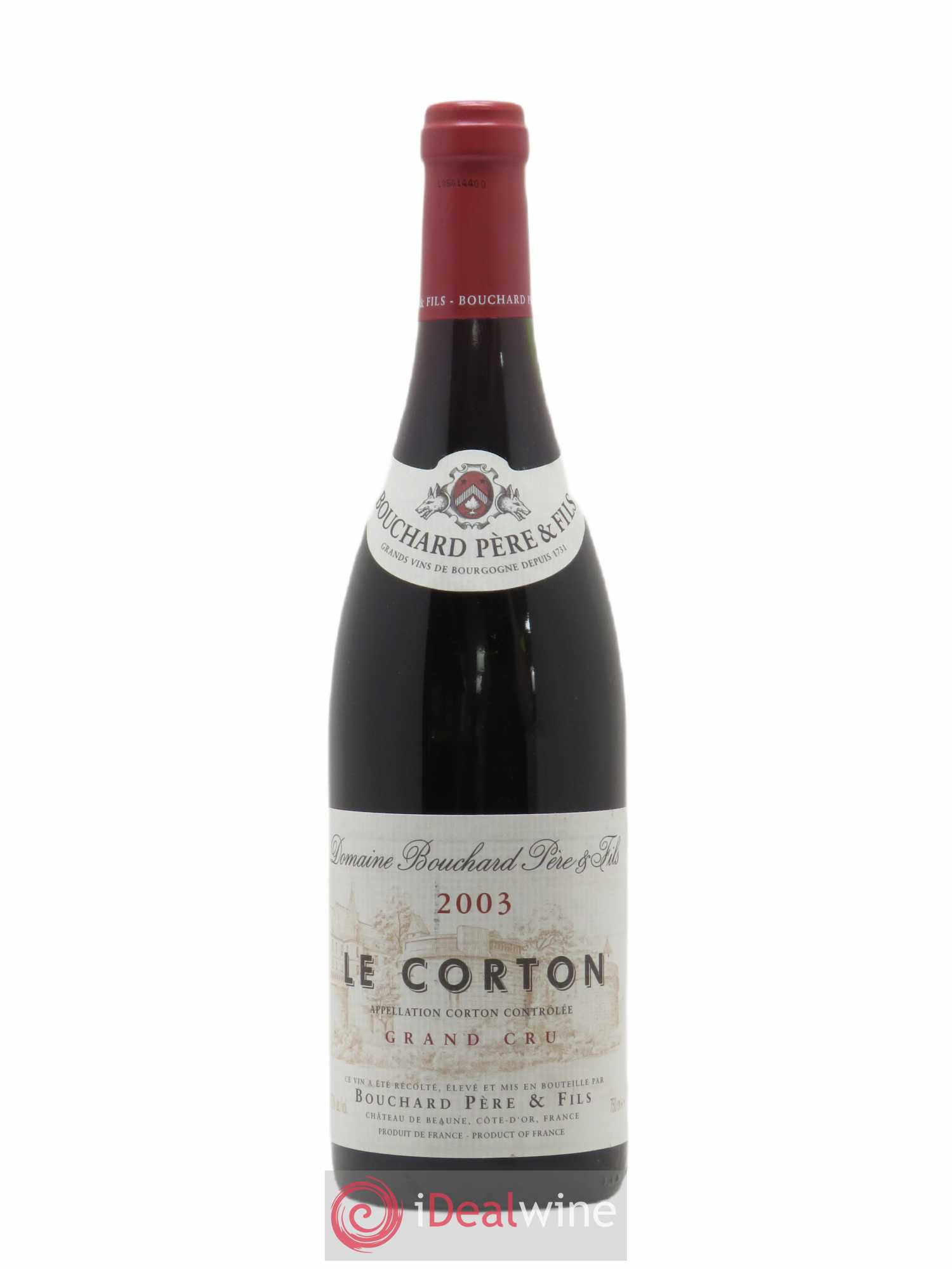 Corton Grand Cru Le Corton Bouchard Père & Fils (sans prix de réserve) 2003 - Lot de 1 bouteille - 0