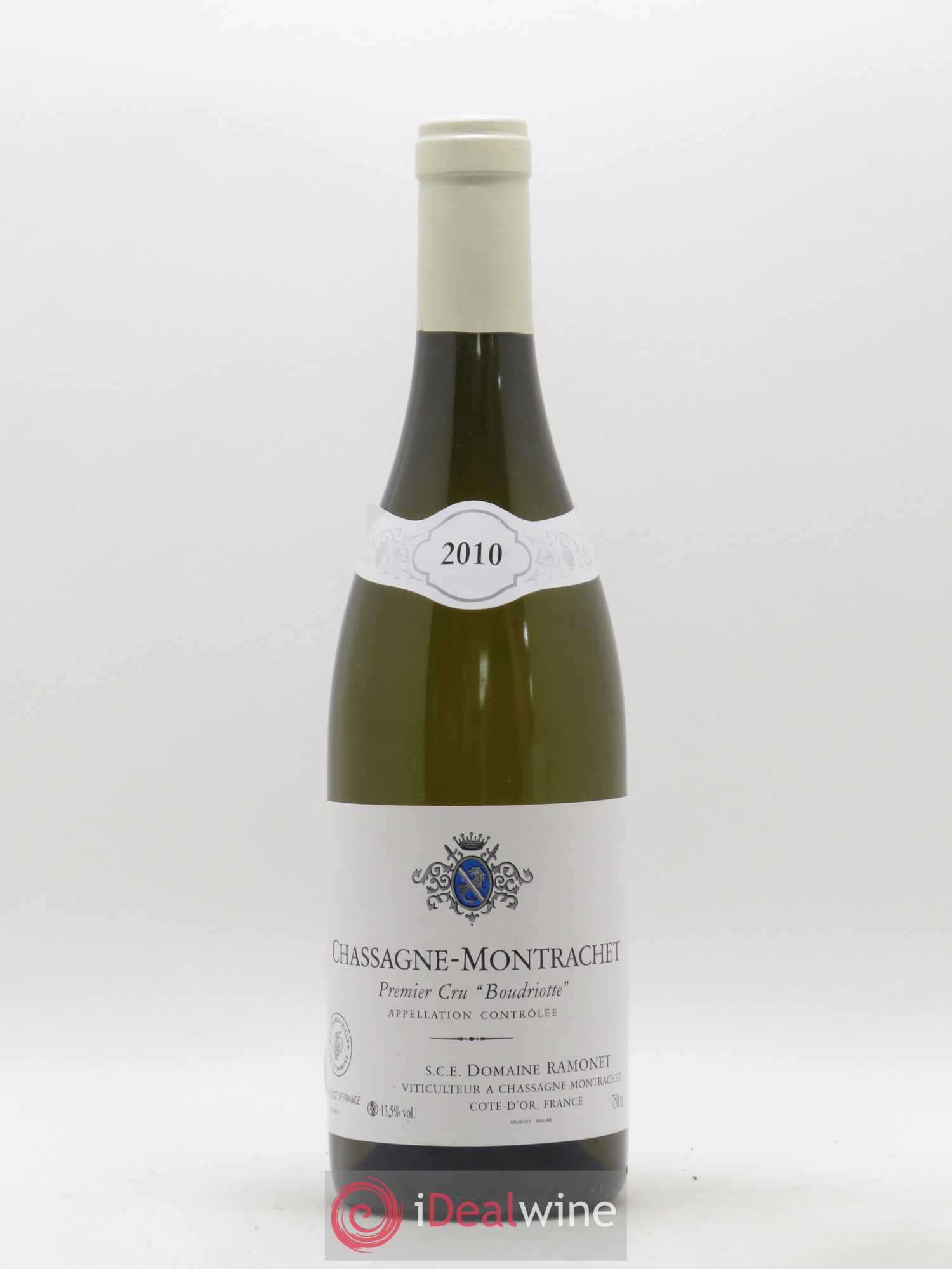 Chassagne-Montrachet 1er Cru Boudriotte Ramonet (Domaine) 2010 - Lot de 1 bouteille - 0
