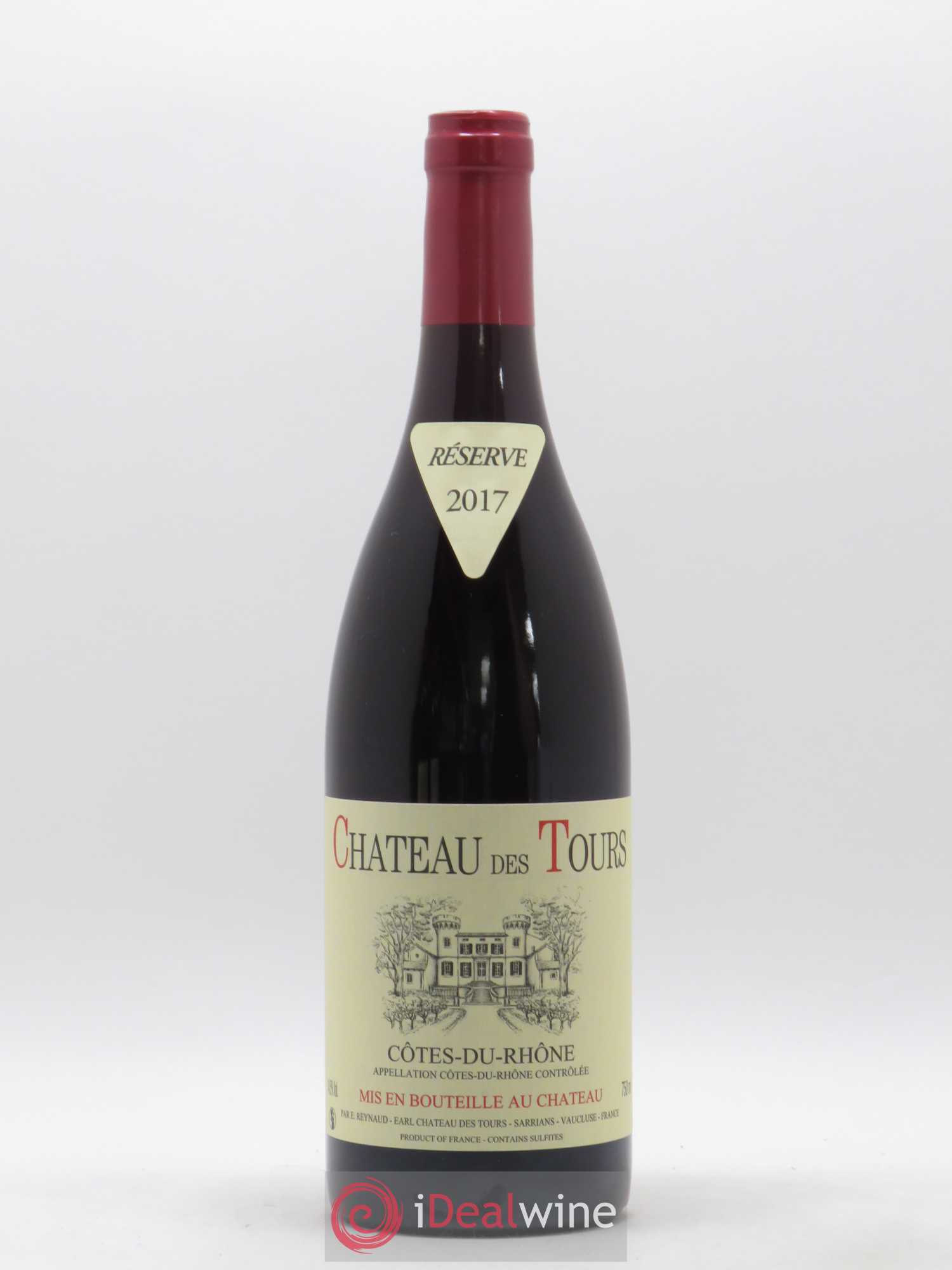 Côtes-du-Rhône Château des Tours Emmanuel Reynaud 2017 - Lot de 1 bouteille - 0