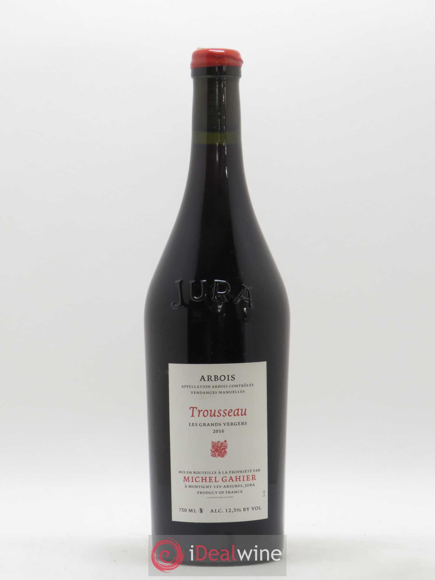 Arbois Trousseau Les Grands Vergers Domaine Michel Gahier 2016 - Posten von 1 Flasche - 0
