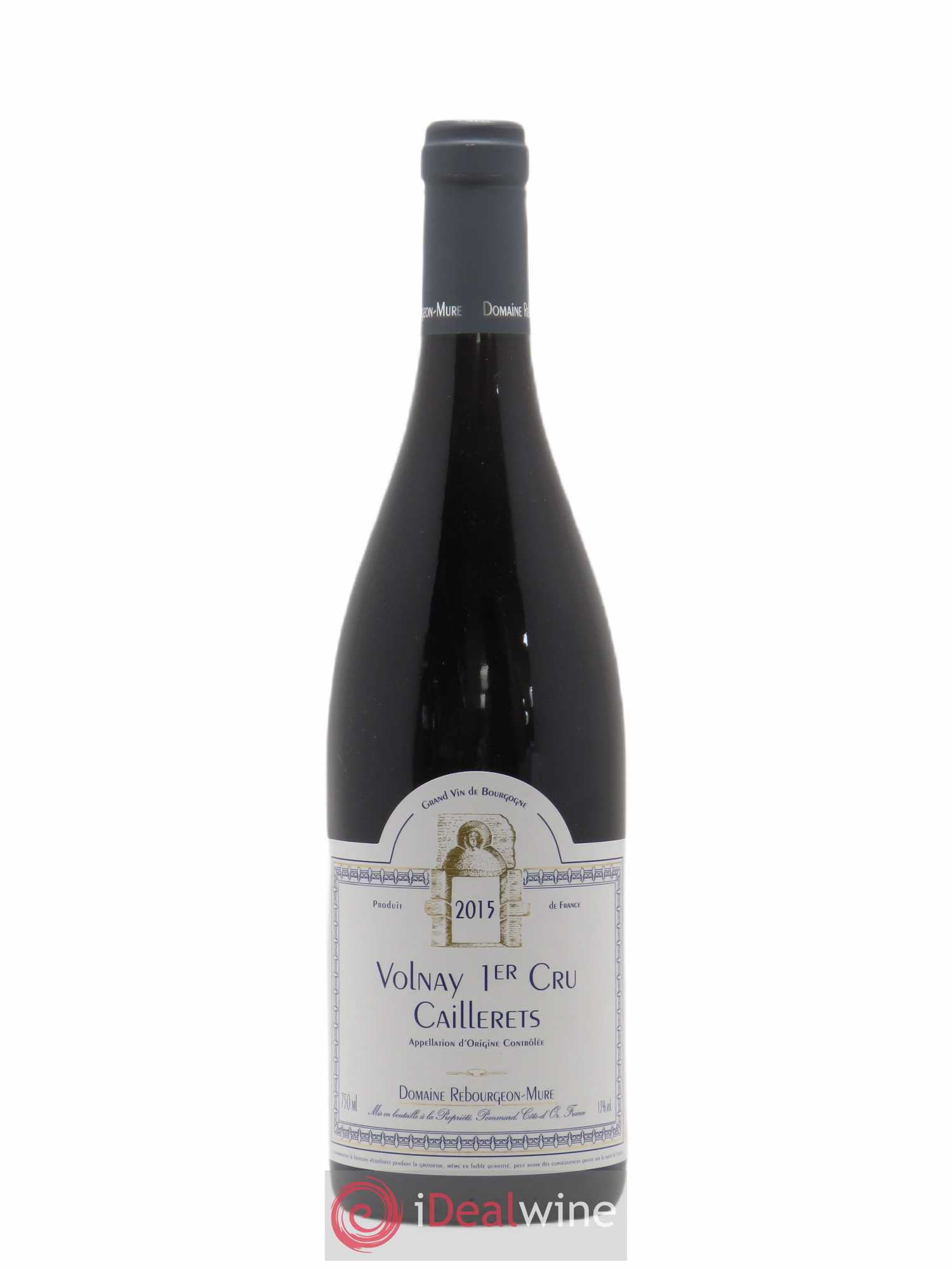 Volnay 1er Cru Caillerets Domaine Rebourgeon Mure 2015 - Lot de 1 bouteille - 0