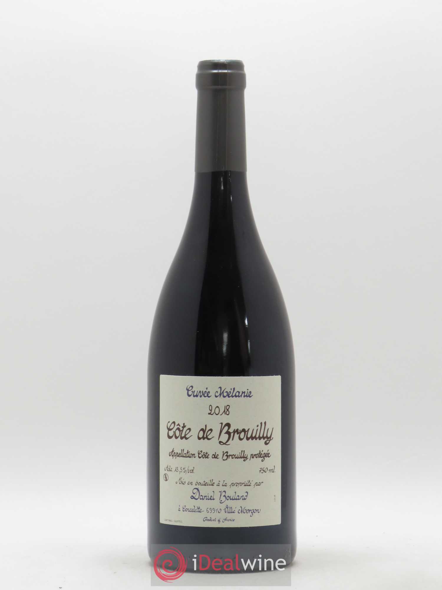 Côte de Brouilly Cuvée Mélanie Daniel Bouland (Domaine) 2018 - Lot de 1 bouteille - 0