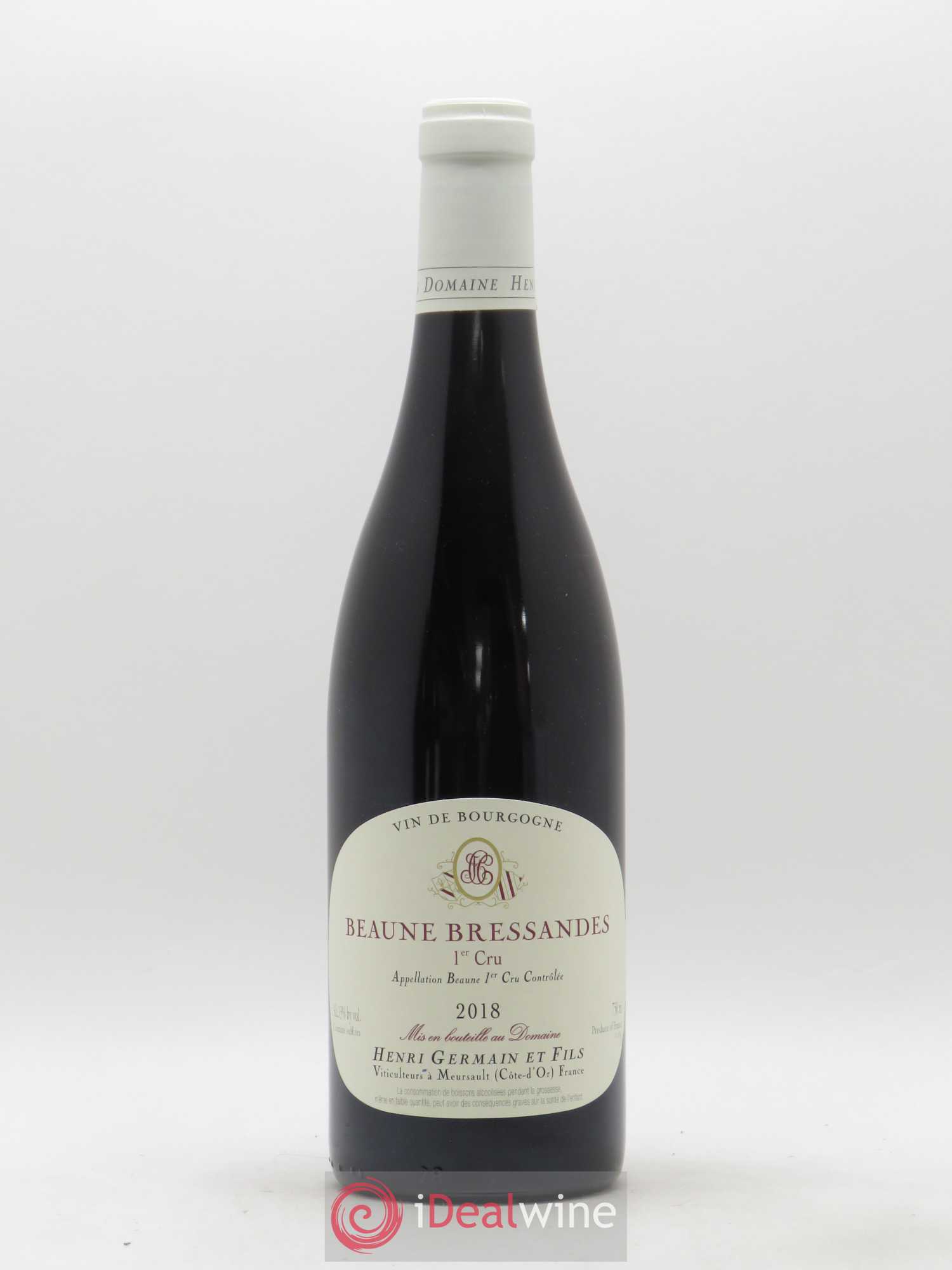 Beaune 1er Cru Bressandes Henri Germain 2018 - Lot de 1 bouteille - 0