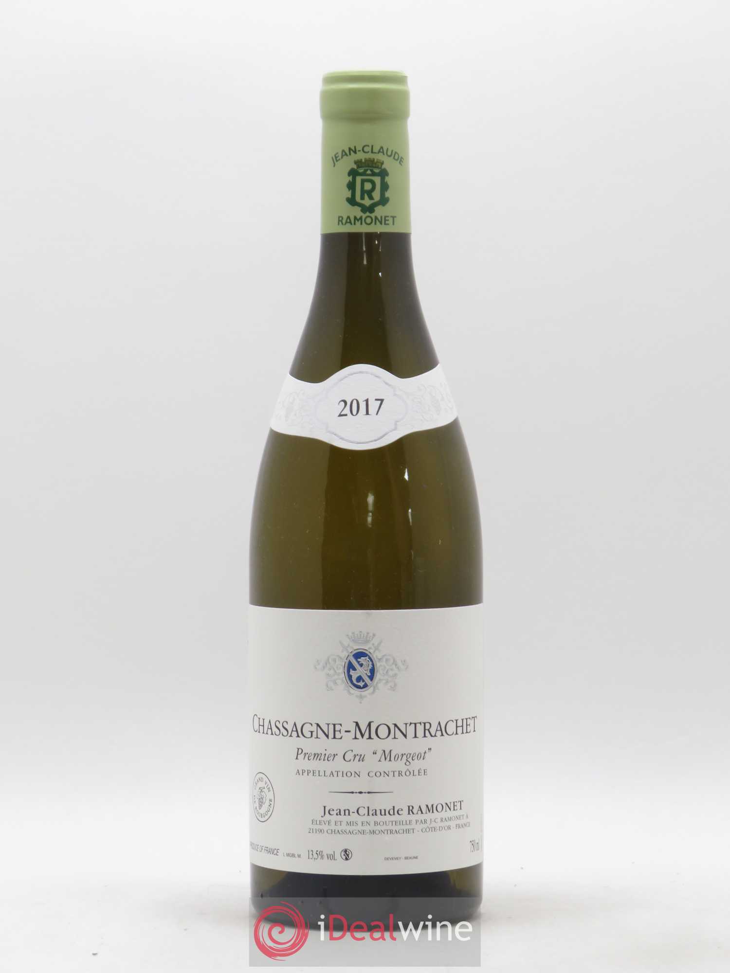Chassagne-Montrachet 1er Cru Morgeot Ramonet (Domaine) 2017 - Lot de 1 bouteille - 0