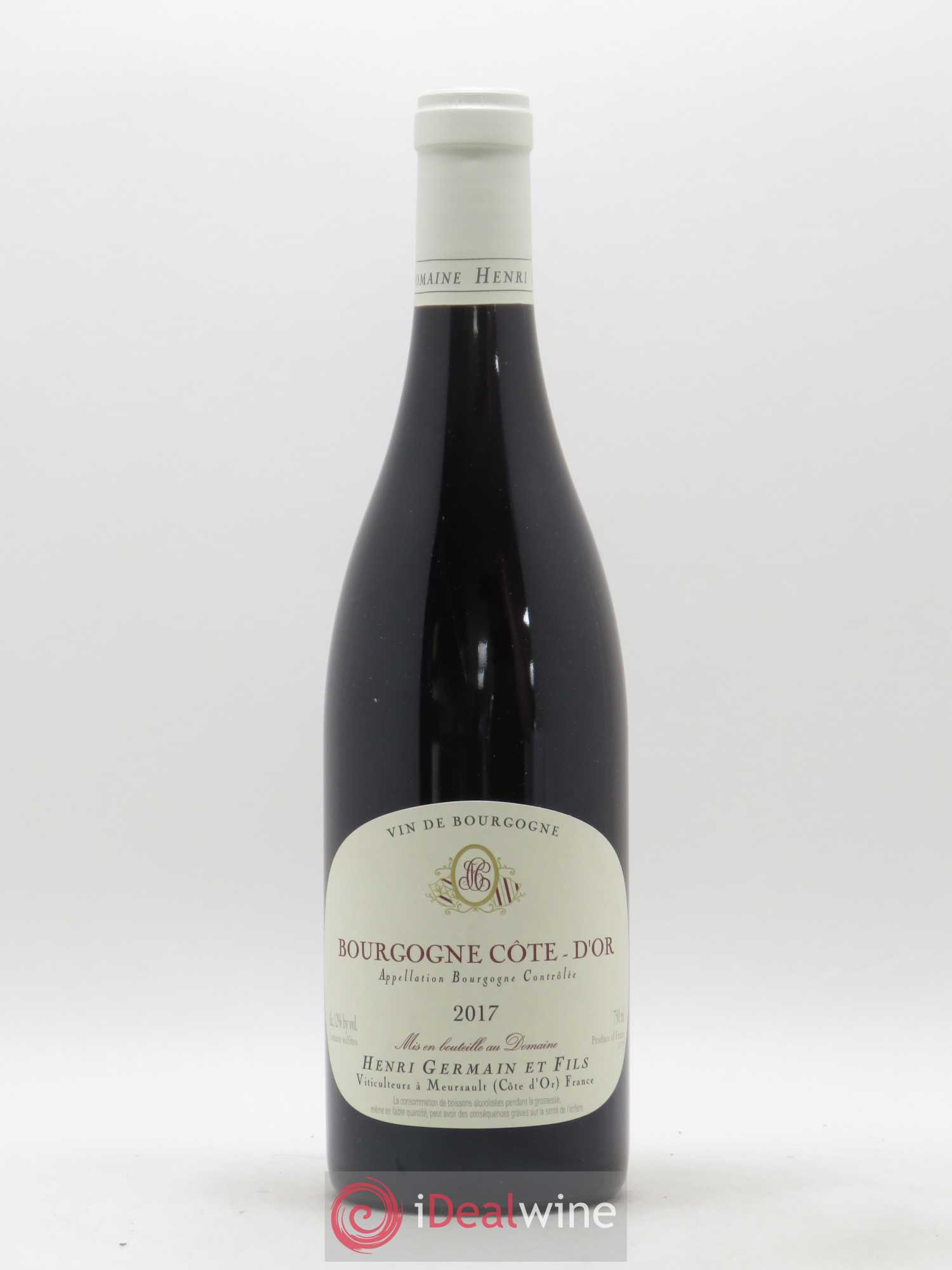 Bourgogne Côte d'Or Domaine Henri Germain et Fils (sans prix de réserve) 2017 - Posten von 1 Flasche - 0