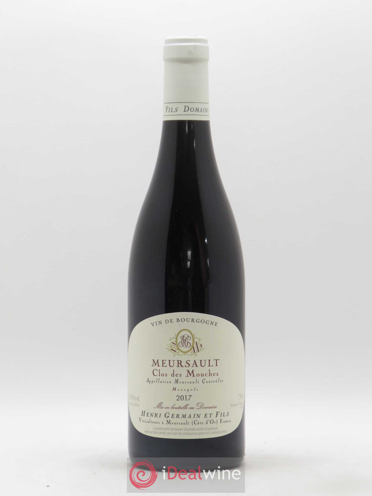 Meursault Clos des Mouches Domaine Henri Germain et Fils 2017 - Posten von 1 Flasche - 0