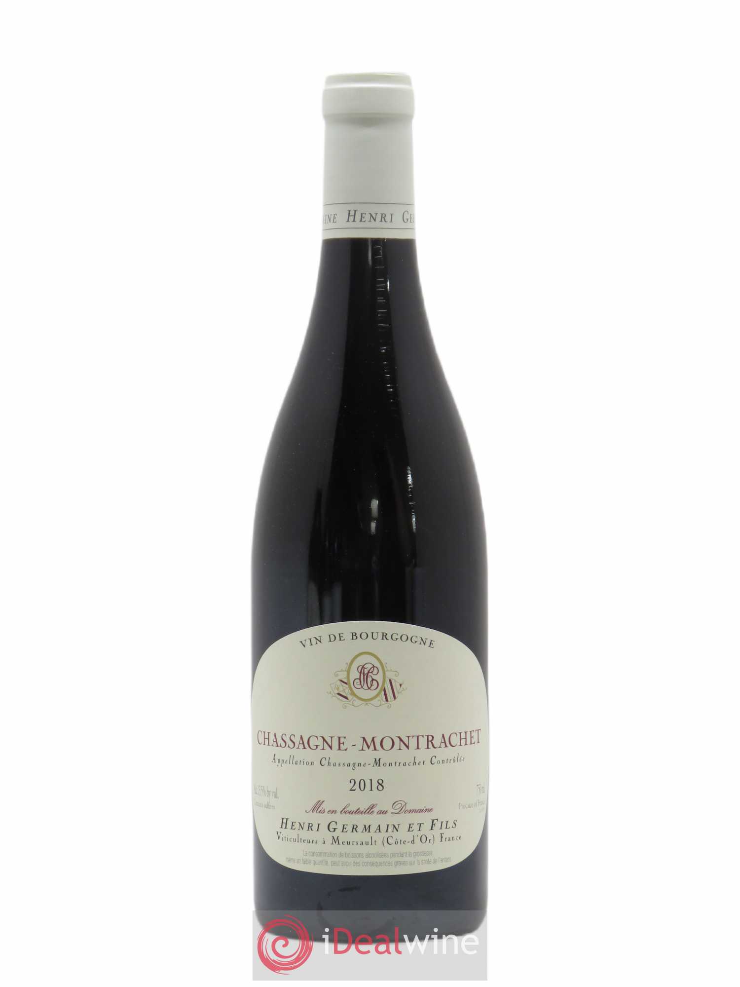Chassagne-Montrachet Domaine Henri Germain et Fils 2018 - Posten von 1 Flasche - 0