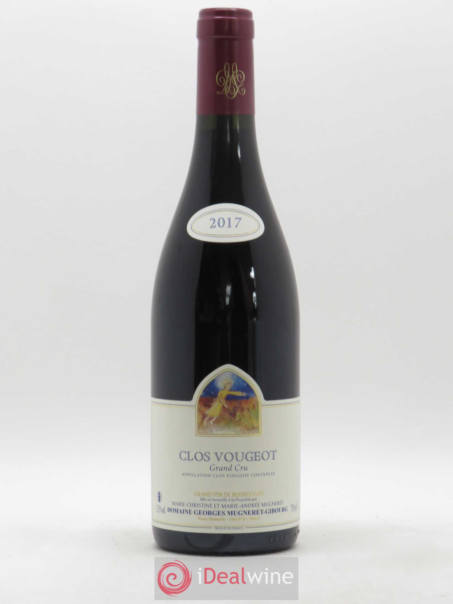 Clos de Vougeot Grand Cru Mugneret-Gibourg (Domaine) 2017 - Lot de 1 bouteille - 0