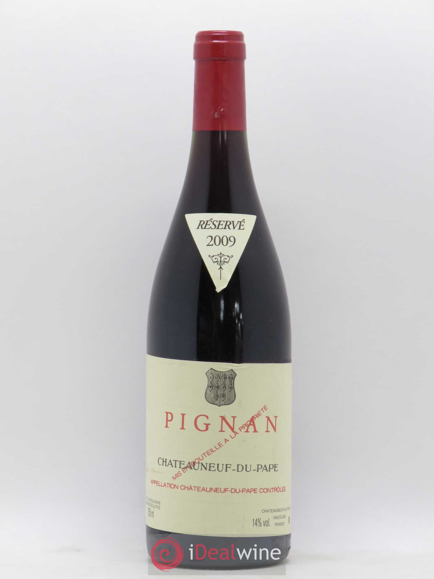 Châteauneuf-du-Pape Pignan Emmanuel Reynaud 2009 - Lot de 1 bouteille - 0