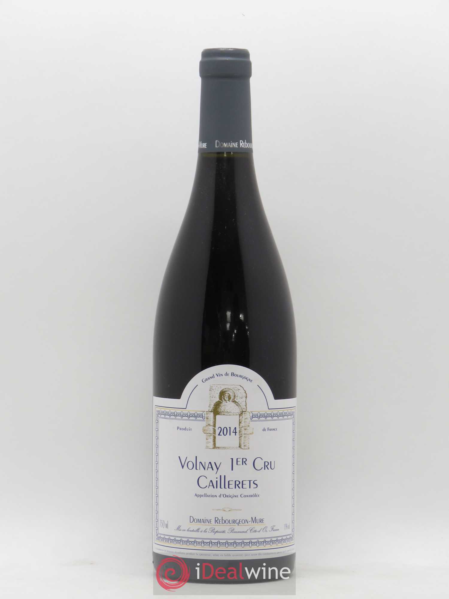 Volnay 1er Cru Caillerets Domaine Rebourgeon Mure 2014 - Lot de 1 bouteille - 0