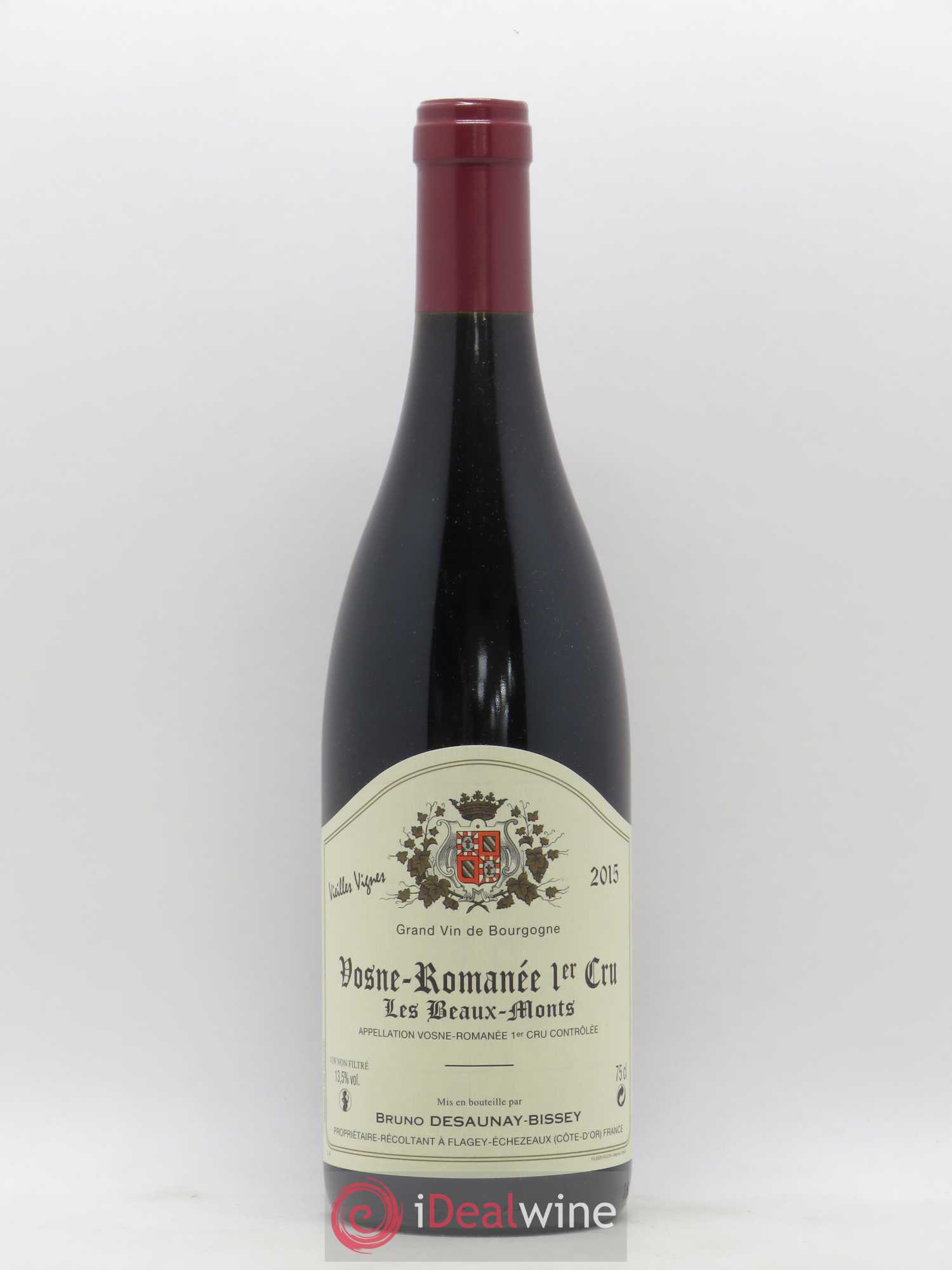 Vosne-Romanée 1er Cru Les Beaux Monts Vieilles Vignes Domaine Desaunay Bissey 2015 - Posten von 1 Flasche - 0