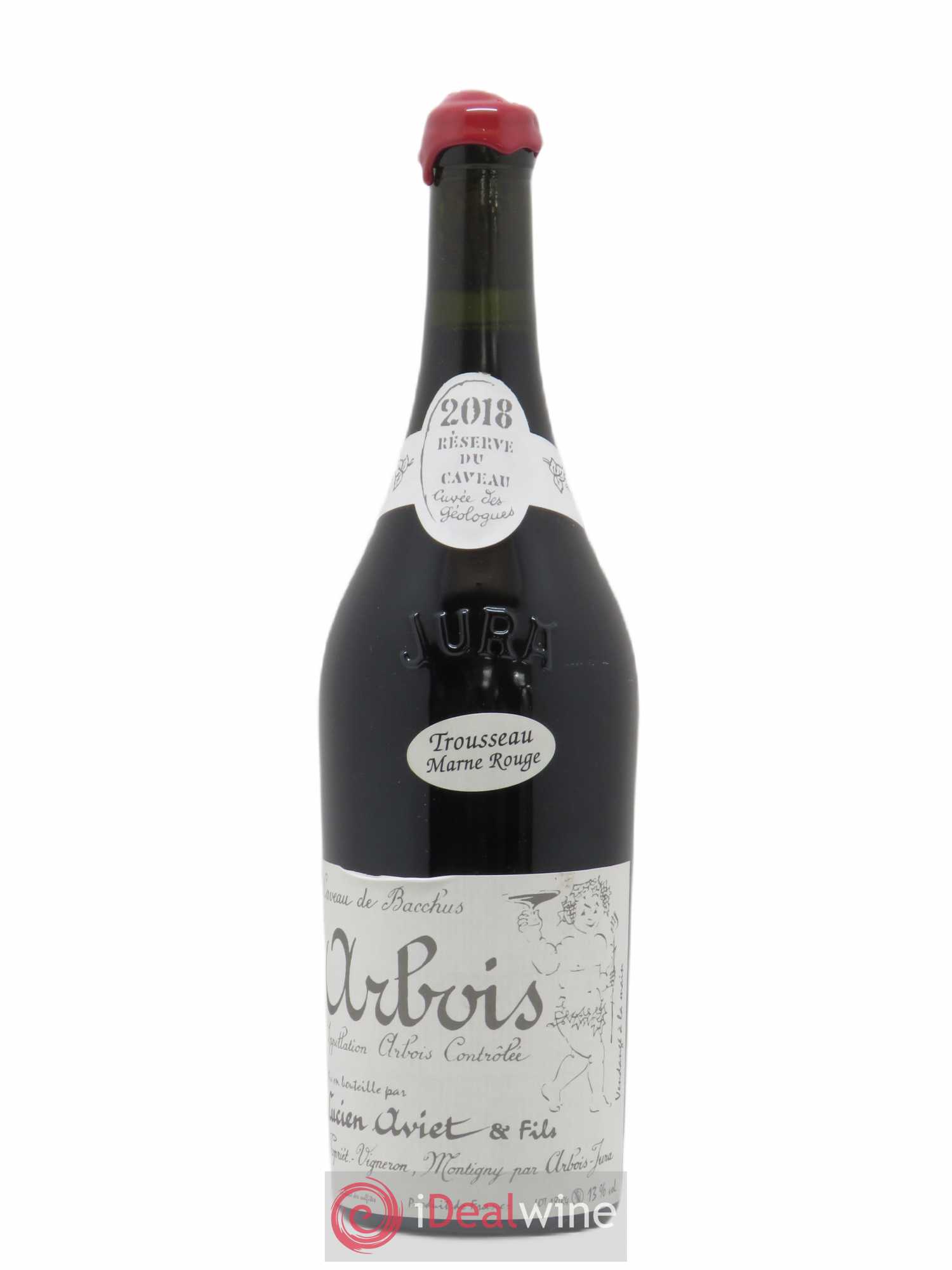 Arbois Trousseau Marne Rouge Cuvée des Géologues Lucien Aviet (Domaine) 2018 - Lot de 1 bouteille - 0