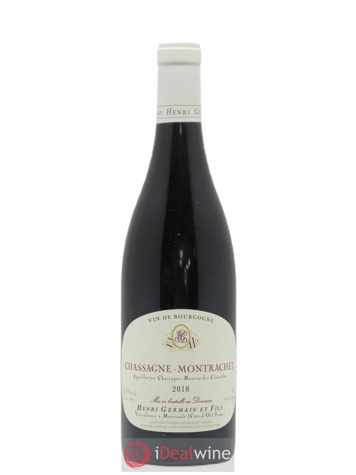 Chassagne-Montrachet Domaine Henri Germain 2018 - Lot de 1 bouteille - 0