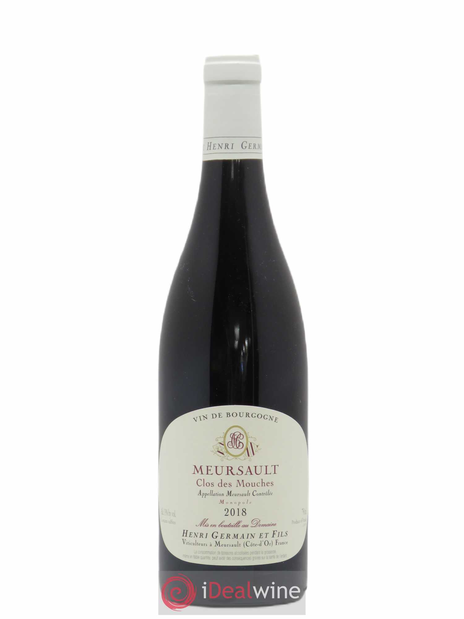Meursault Clos des Mouches Henri Germain 2018 - Lot de 1 bouteille - 0