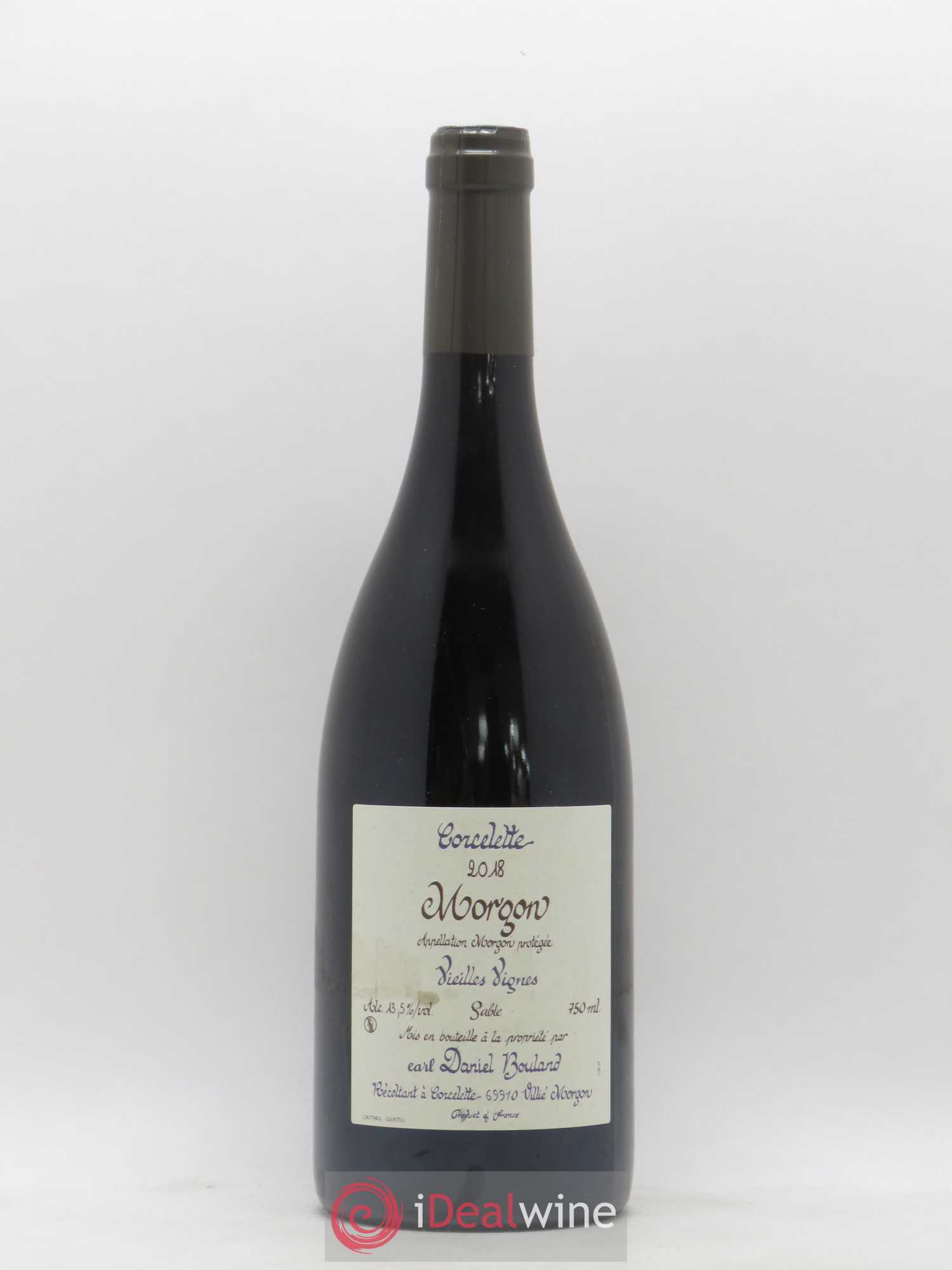 Morgon Corcelette Vieilles Vignes Sables Daniel Bouland (Domaine) 2018 - Lot de 1 bouteille - 0