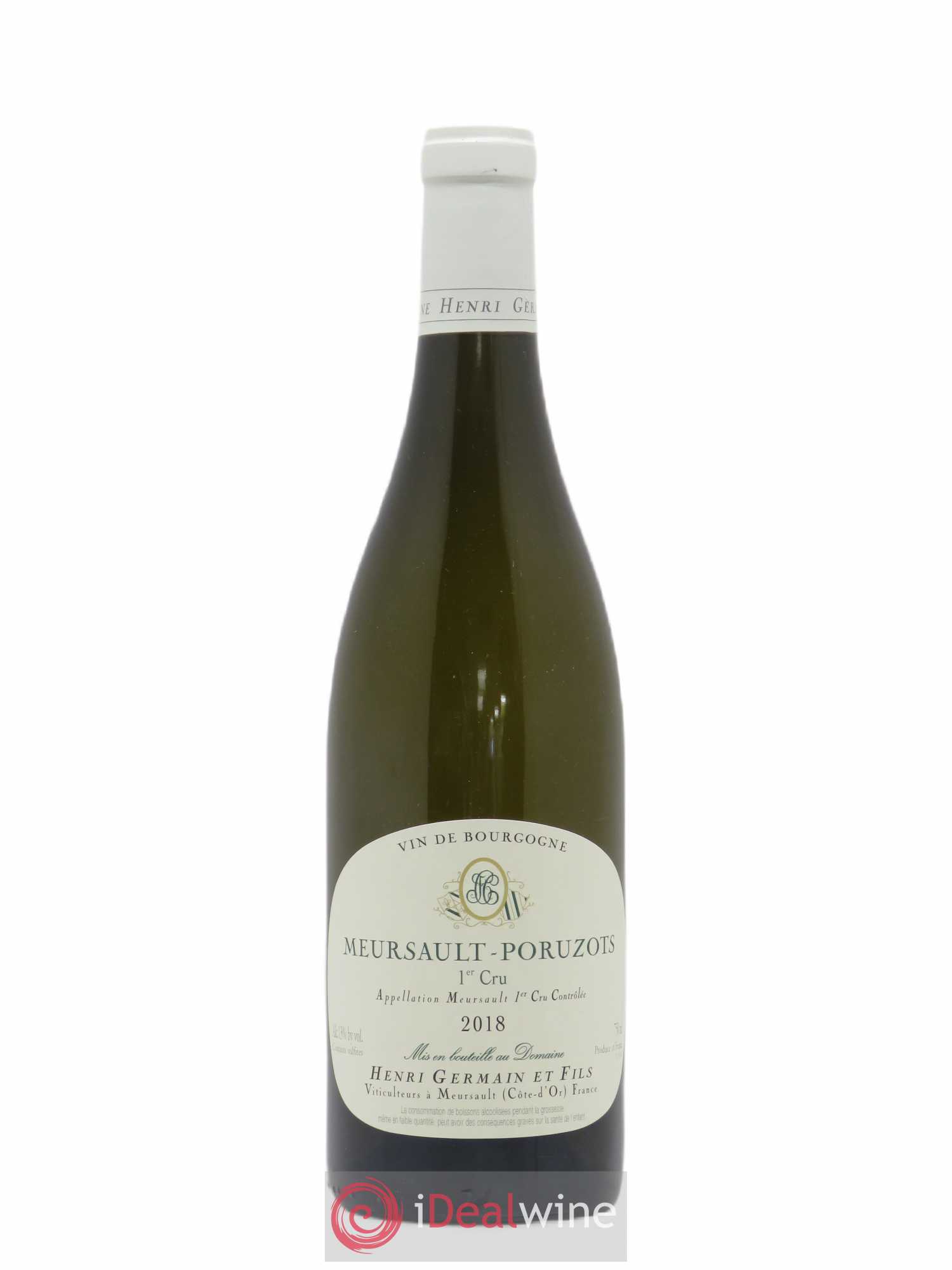 Meursault 1er Cru Poruzots Henri Germain 2018 - Lot de 1 bouteille - 0