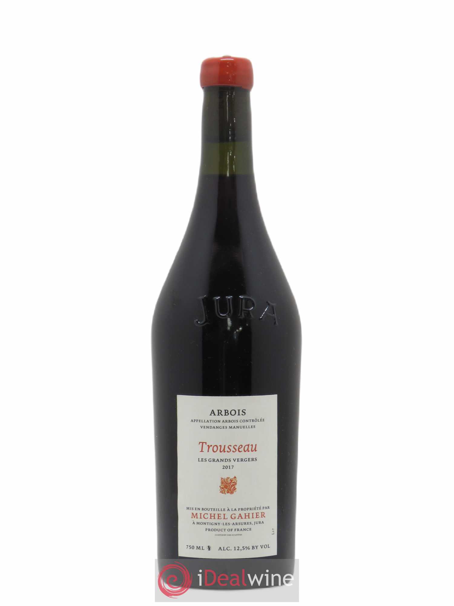 Arbois Les Grands Vergers Trousseau Domaine Michel Gahier 2017 - Posten von 1 Flasche - 0