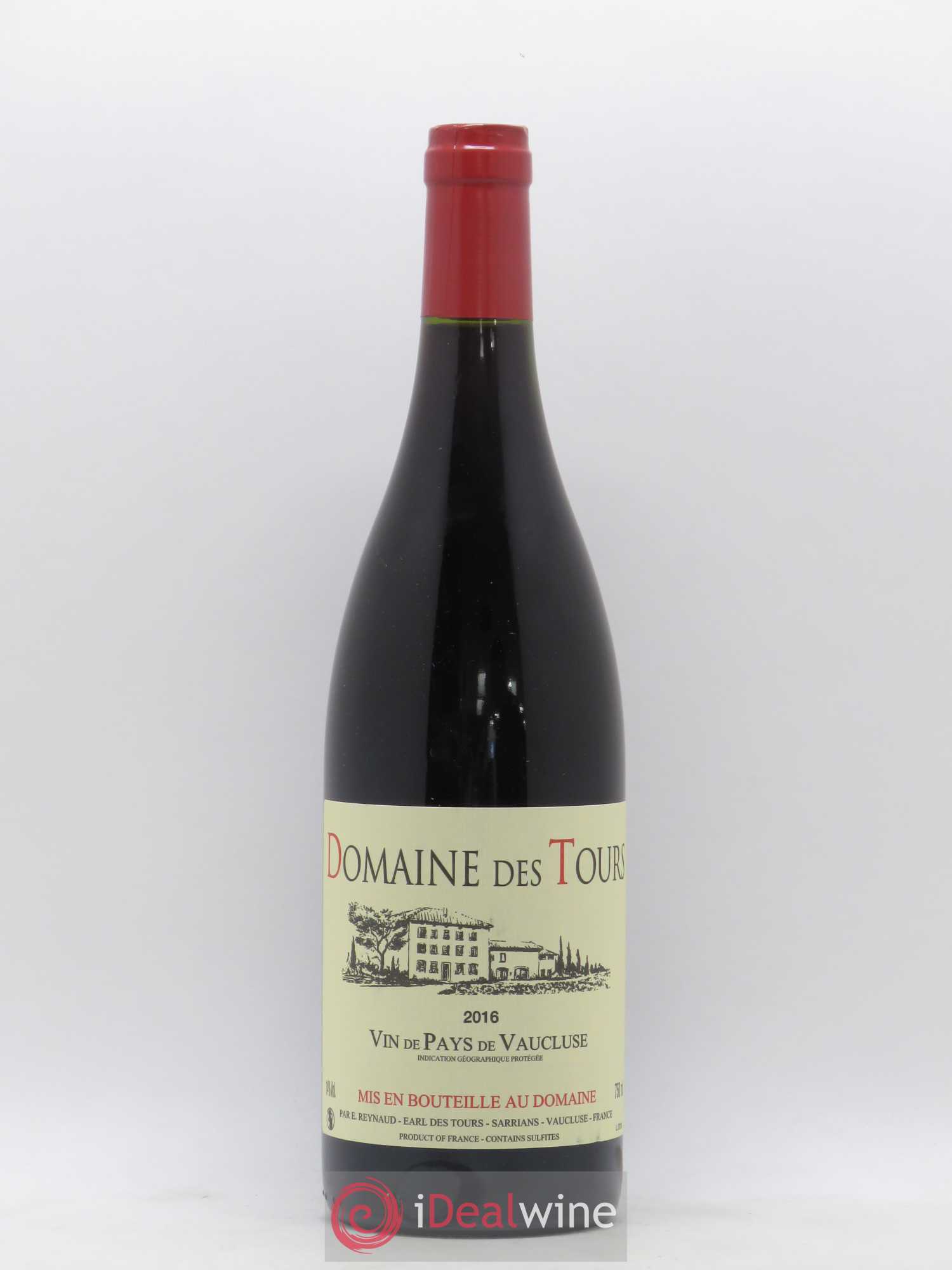 Vaucluse (Vin de Pays de Vaucluse) Domaine des Tours Emmanuel Reynaud 2016 - Lot de 1 bouteille - 0