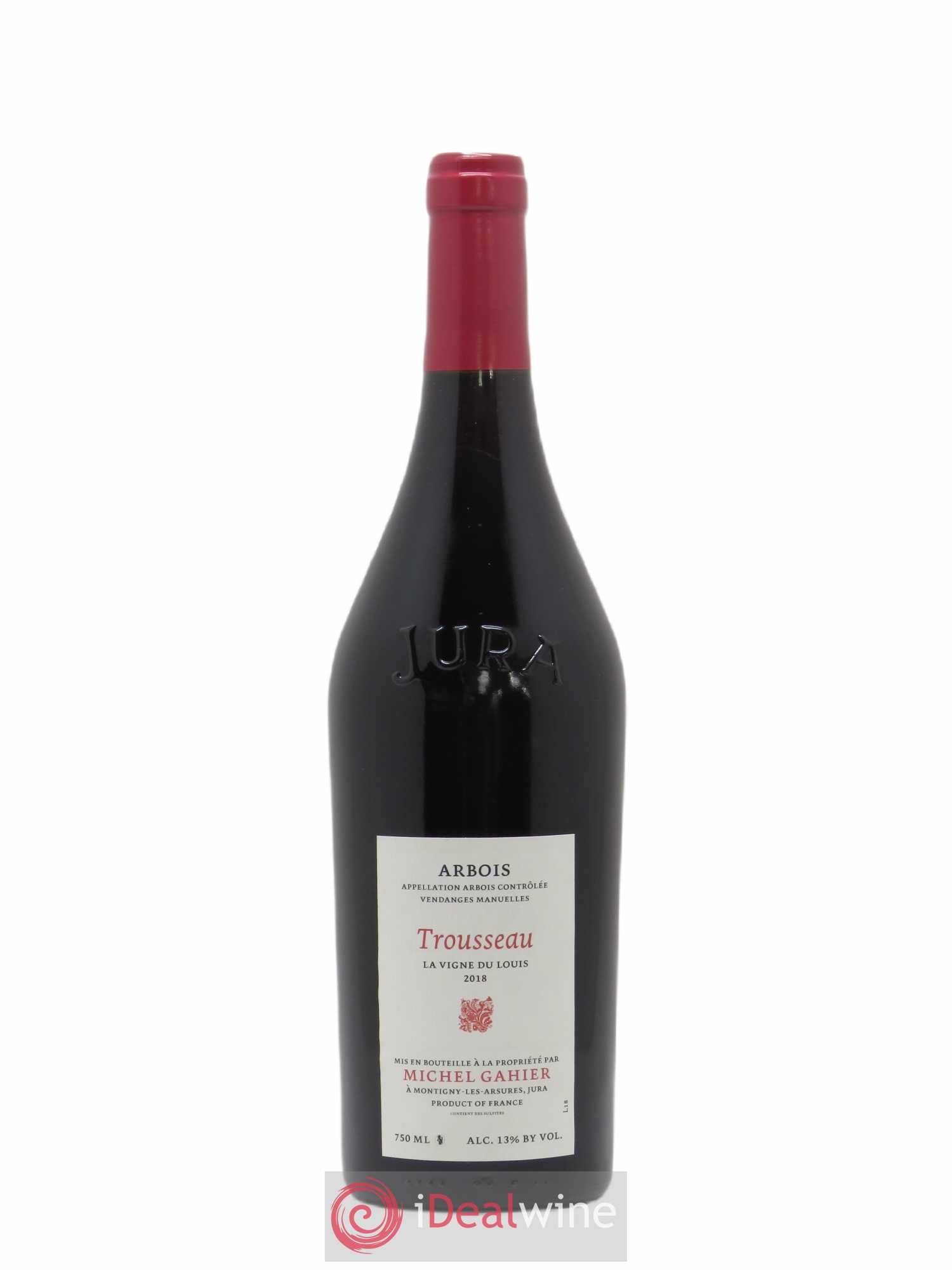 Arbois Trousseau La Vigne du Louis Domaine Michel Gahier 2018 - Posten von 1 Flasche - 0
