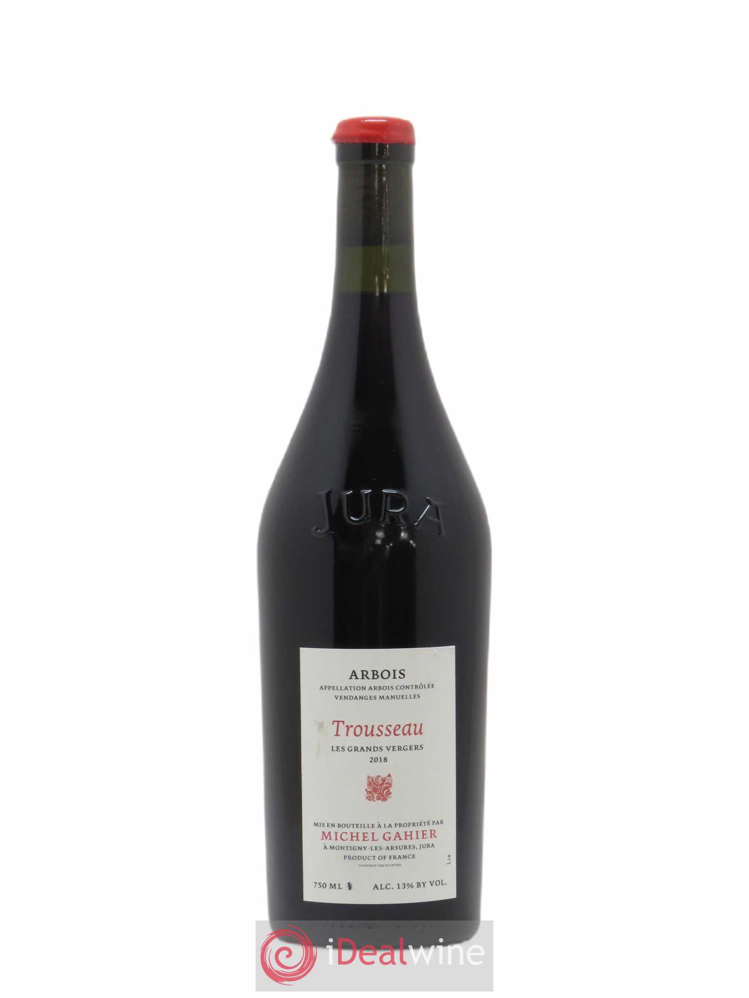 Arbois Trousseau Les Grands Vergers Domaine Michel Gahier 2018 - Posten von 1 Flasche - 0