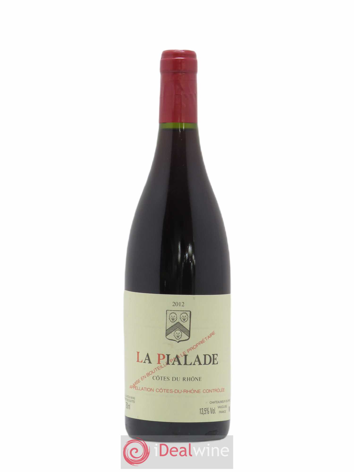 Côtes-du-Rhône La Pialade Emmanuel Reynaud 2012 - Lot de 1 bouteille - 0