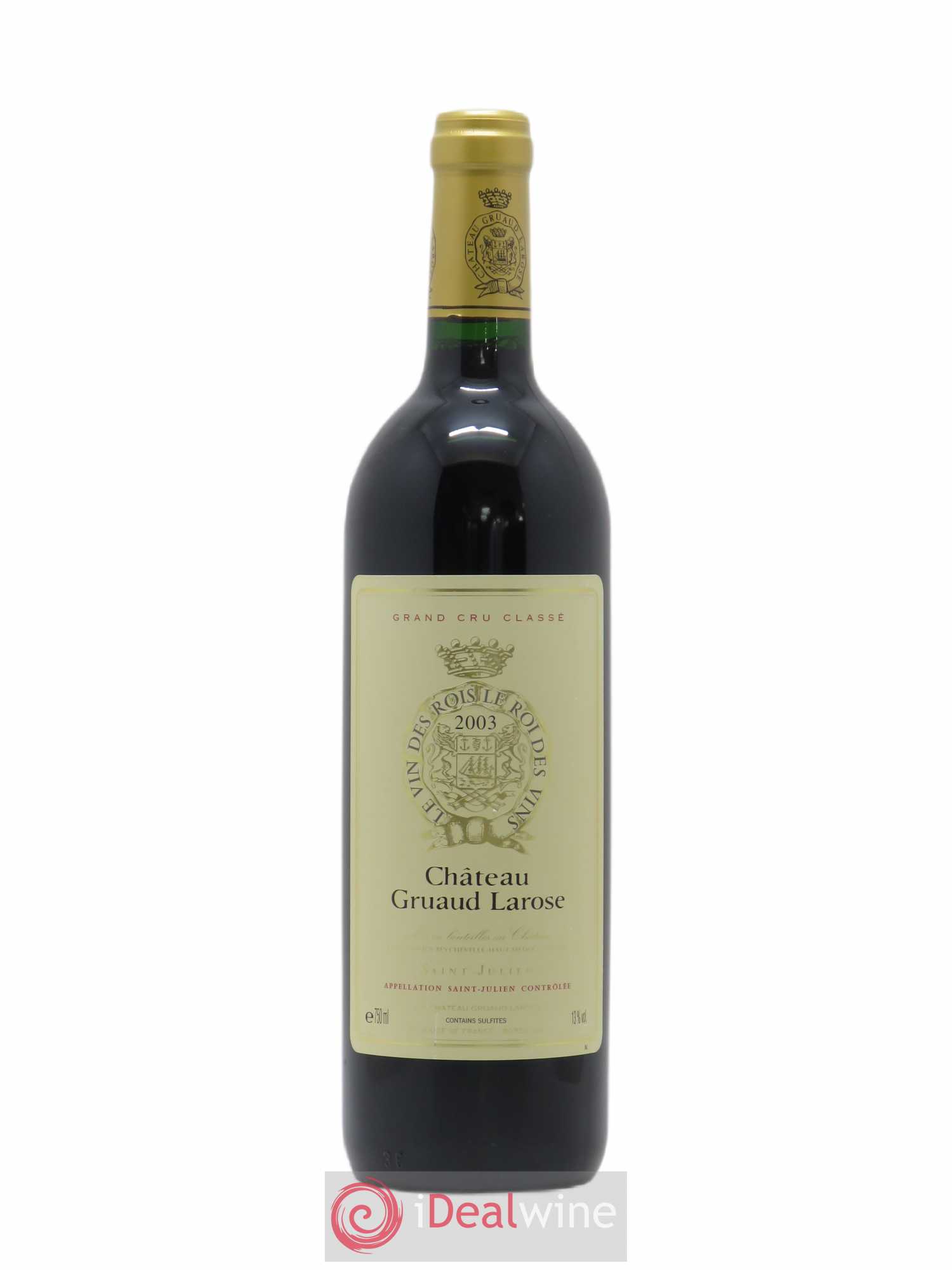 Château Gruaud Larose 2ème Grand Cru Classé 2003 - Lot de 1 bouteille - 0