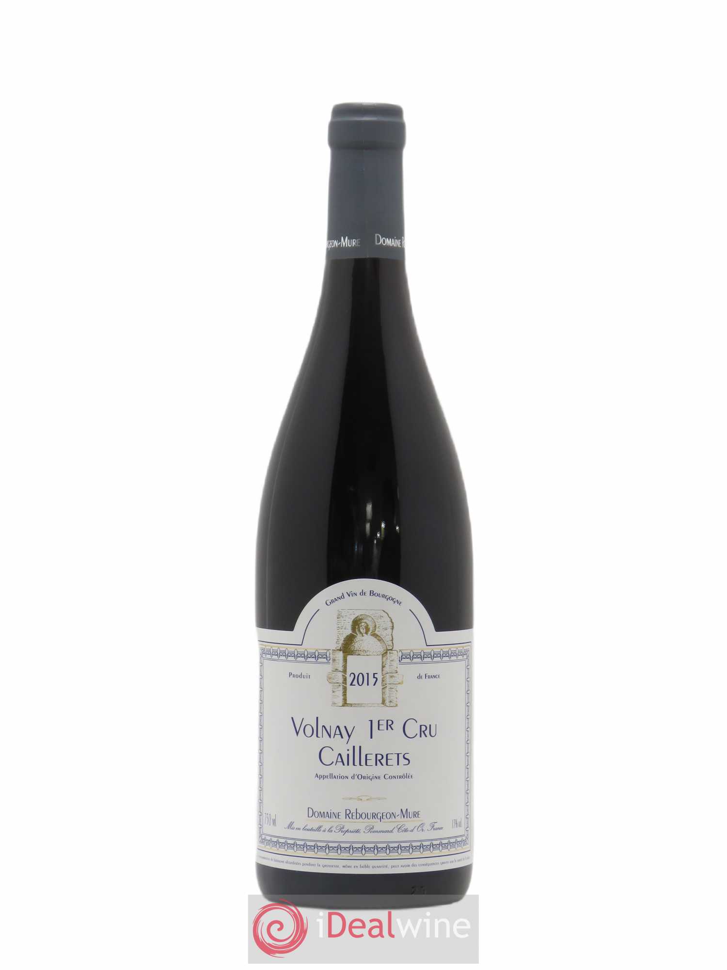 Volnay 1er Cru Caillerets Domaine Rebourgeon Mure 2015 - Lot de 1 bouteille - 0